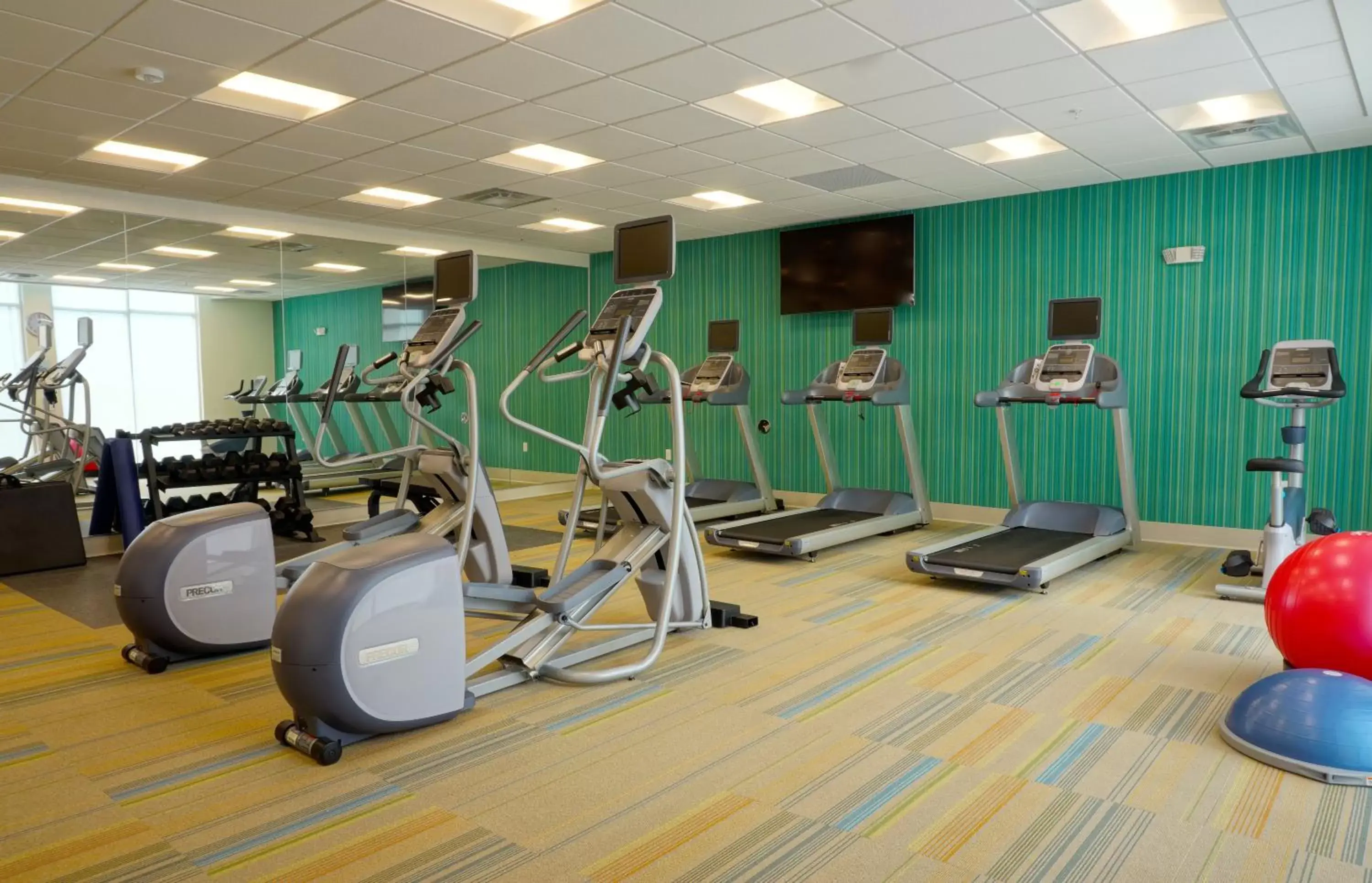 Fitness centre/facilities, Fitness Center/Facilities in Holiday Inn Express & Suites Omaha - Millard Area, an IHG Hotel