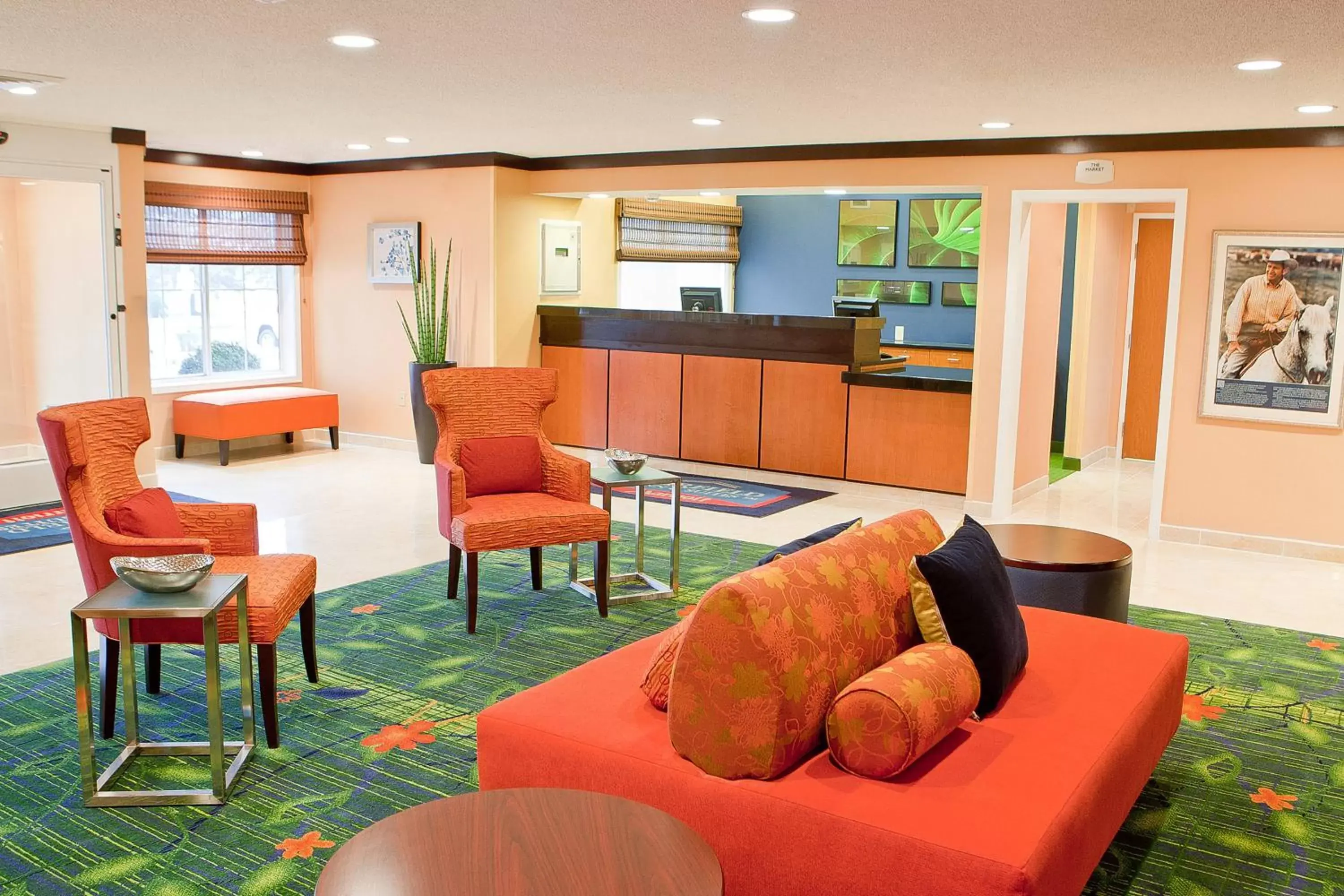 Lobby or reception, Lobby/Reception in Fairfield Inn & Suites by Marriott Memphis East Galleria
