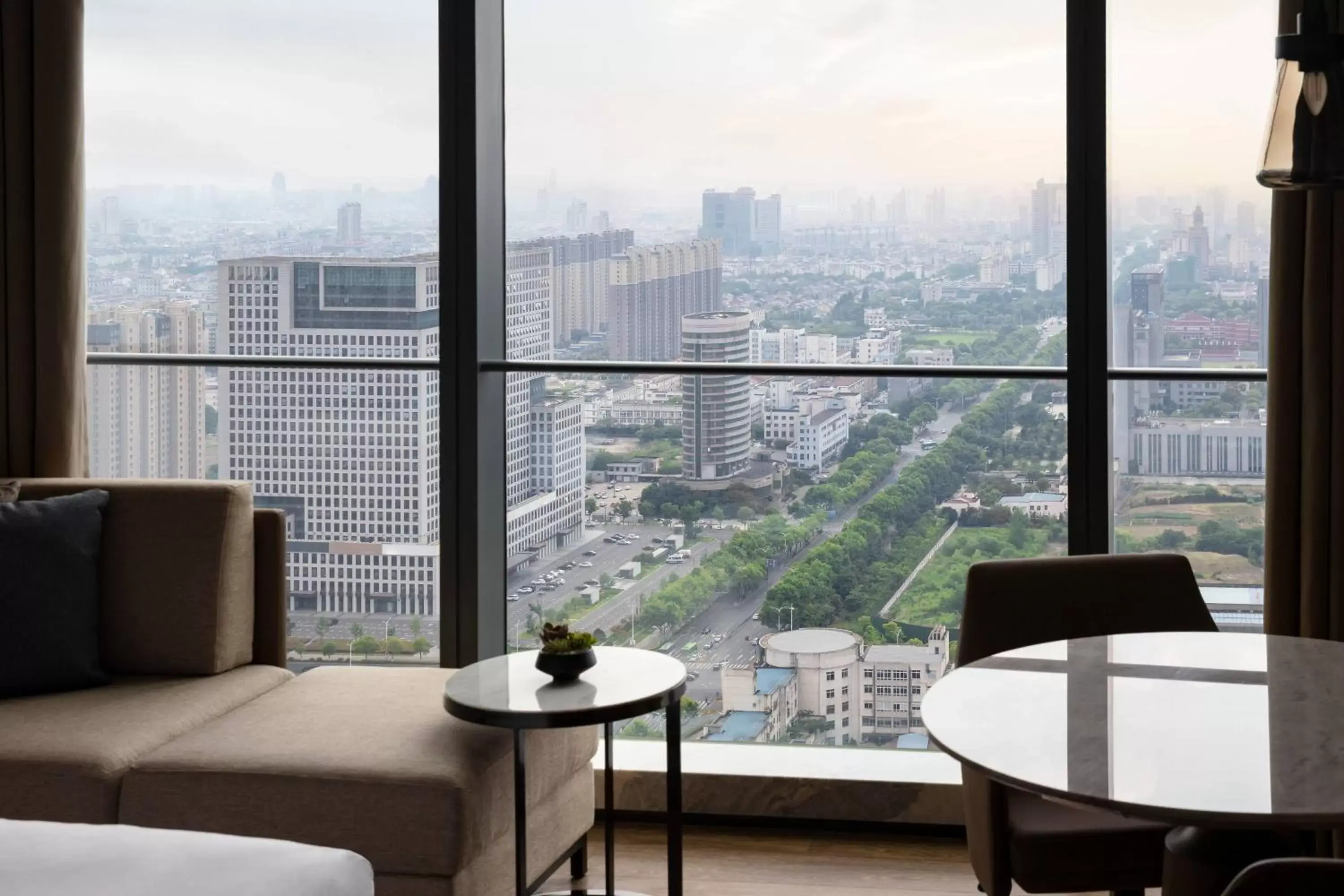 City View, Guest room, 2 Double in Zhangjiagang Marriott Hotel City View, Guest room, 2 Double in Zhangjiagang Marriott Hotel