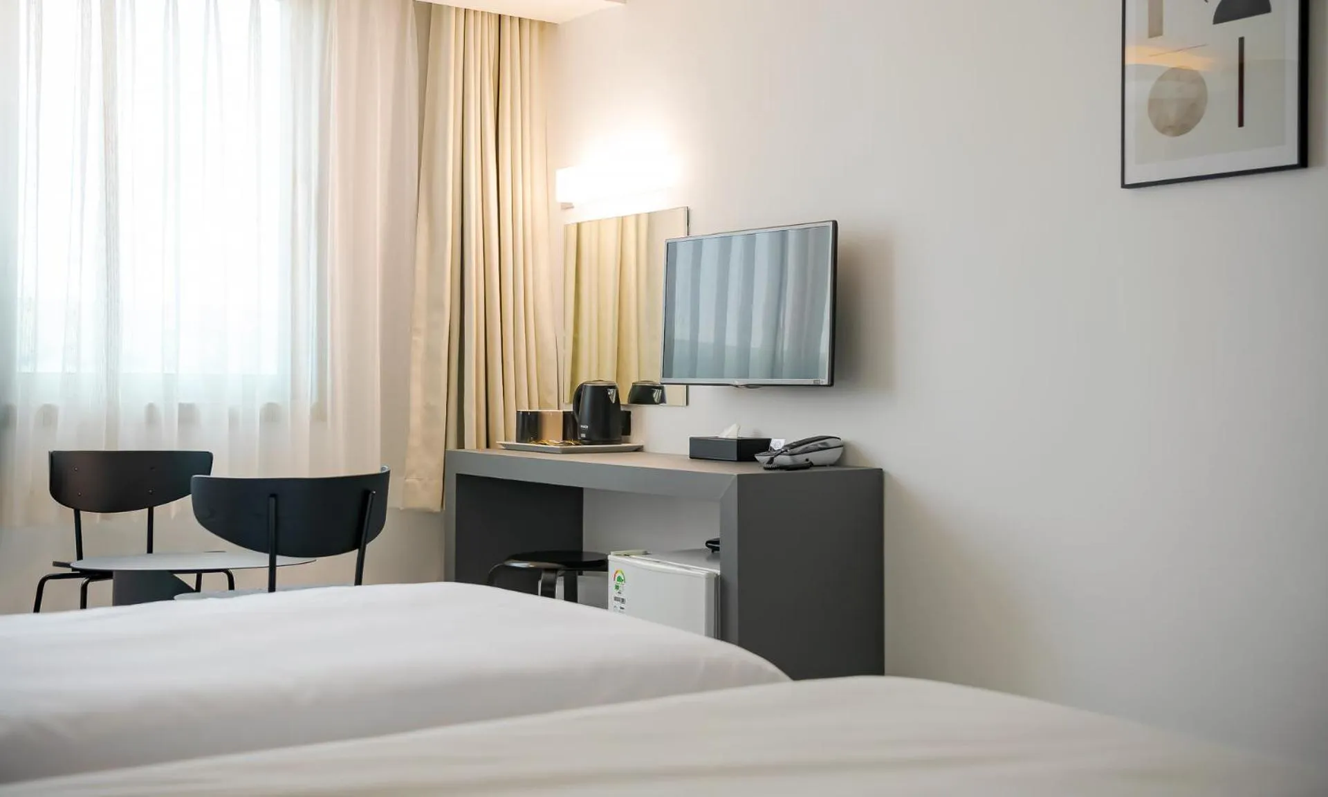 Bed in Pampas Hotel Jeju