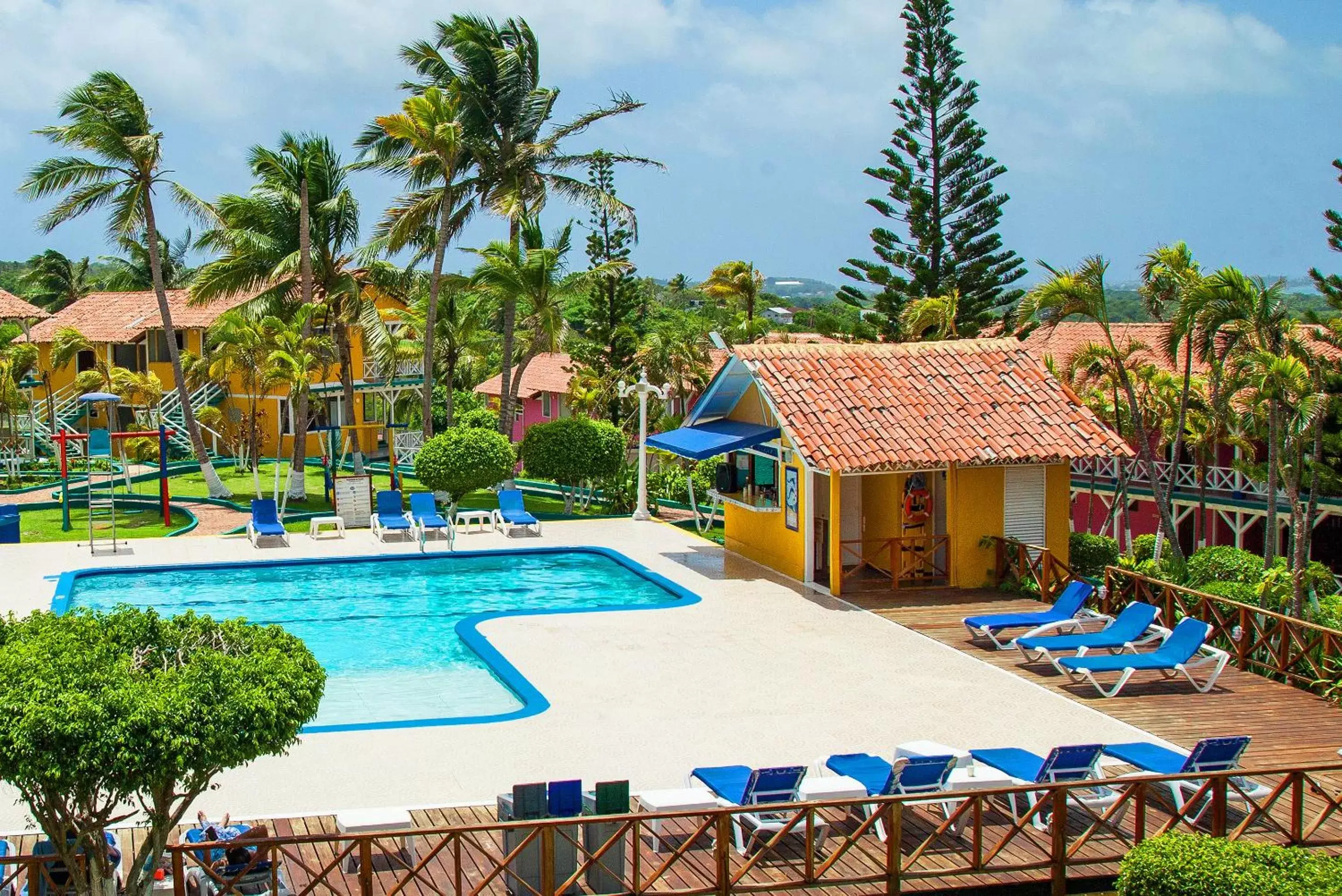 Pool view in Sol Caribe Campo All Inclusive Pool view in Sol Caribe Campo All Inclusive