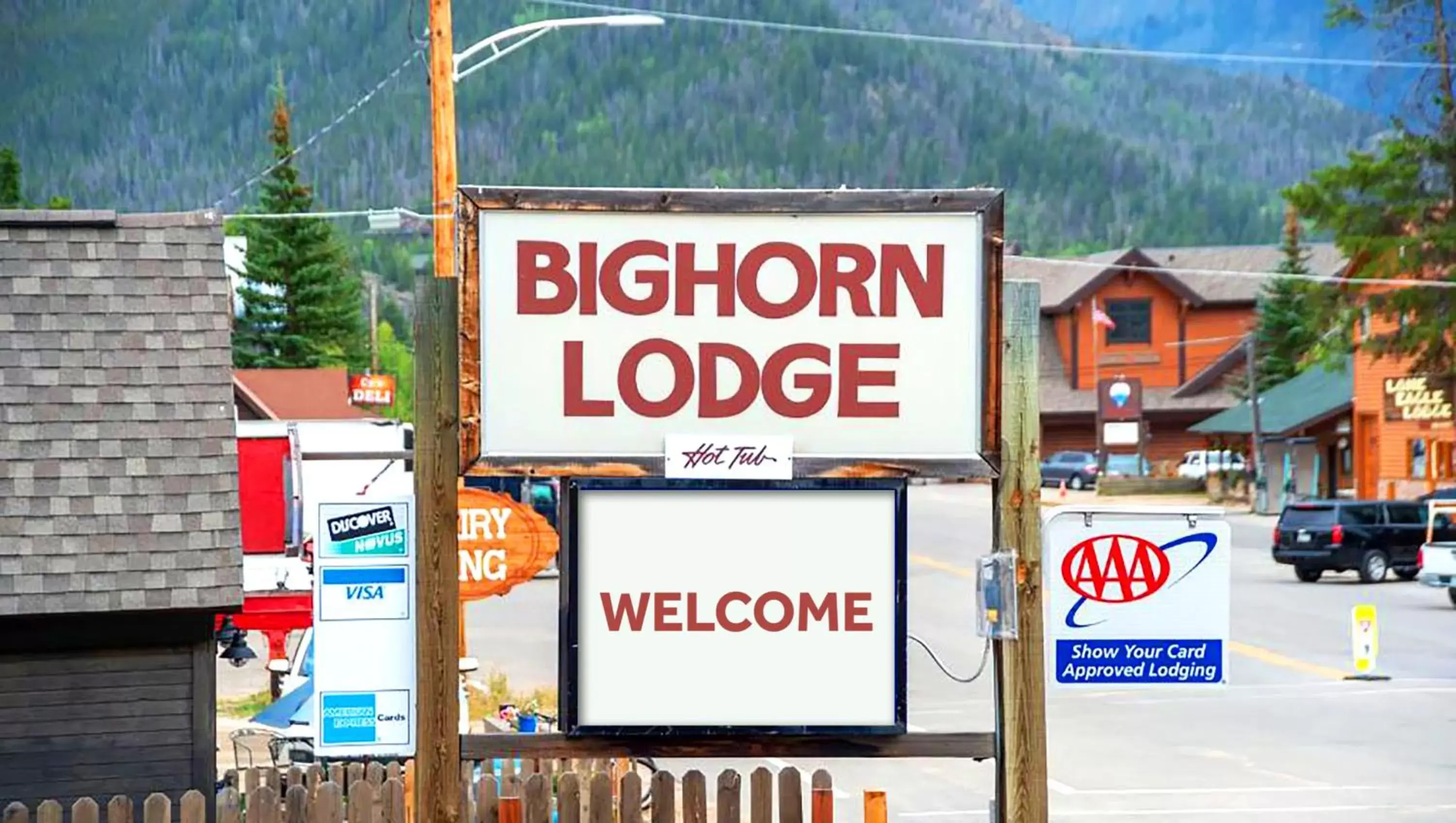 Property logo or sign in Big Horn Lodge