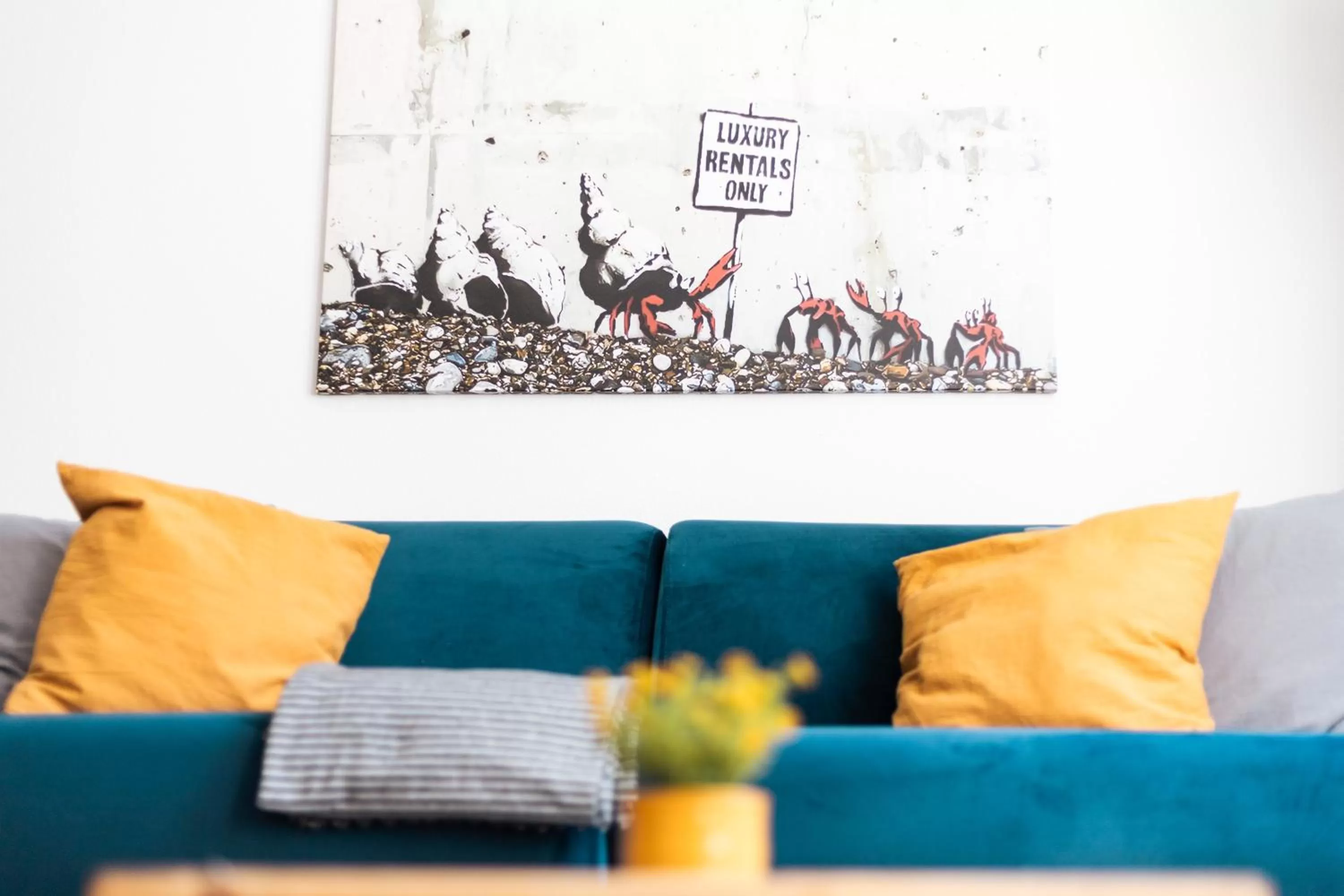 Living room in Apartments an der Oper - Innenstadt - Zentral - Küche - Wifi - Powered by Ko-Living