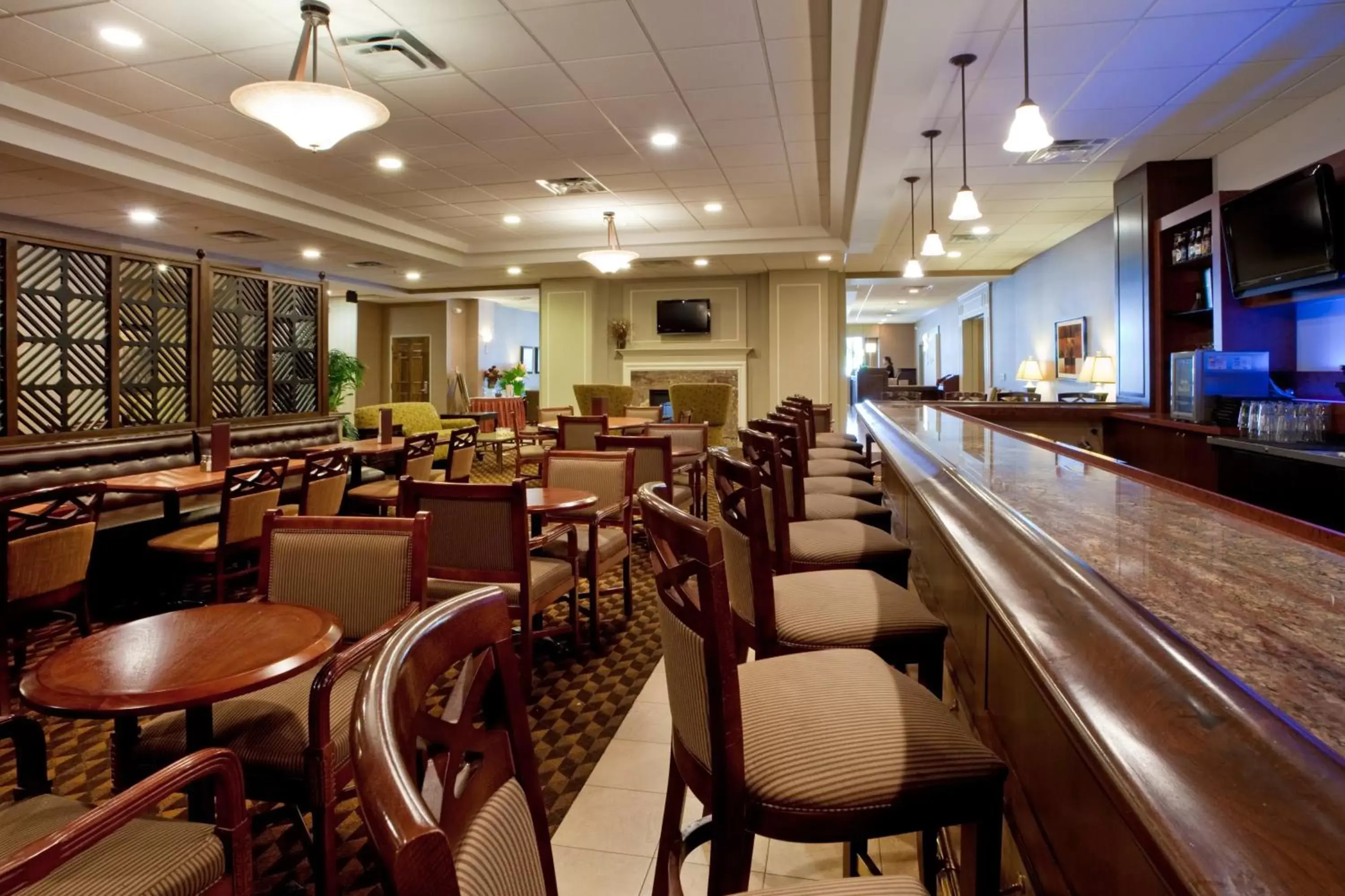 Lounge or bar, Restaurant/Places to Eat in Holiday Inn University Area Charlottesville, an IHG Hotel