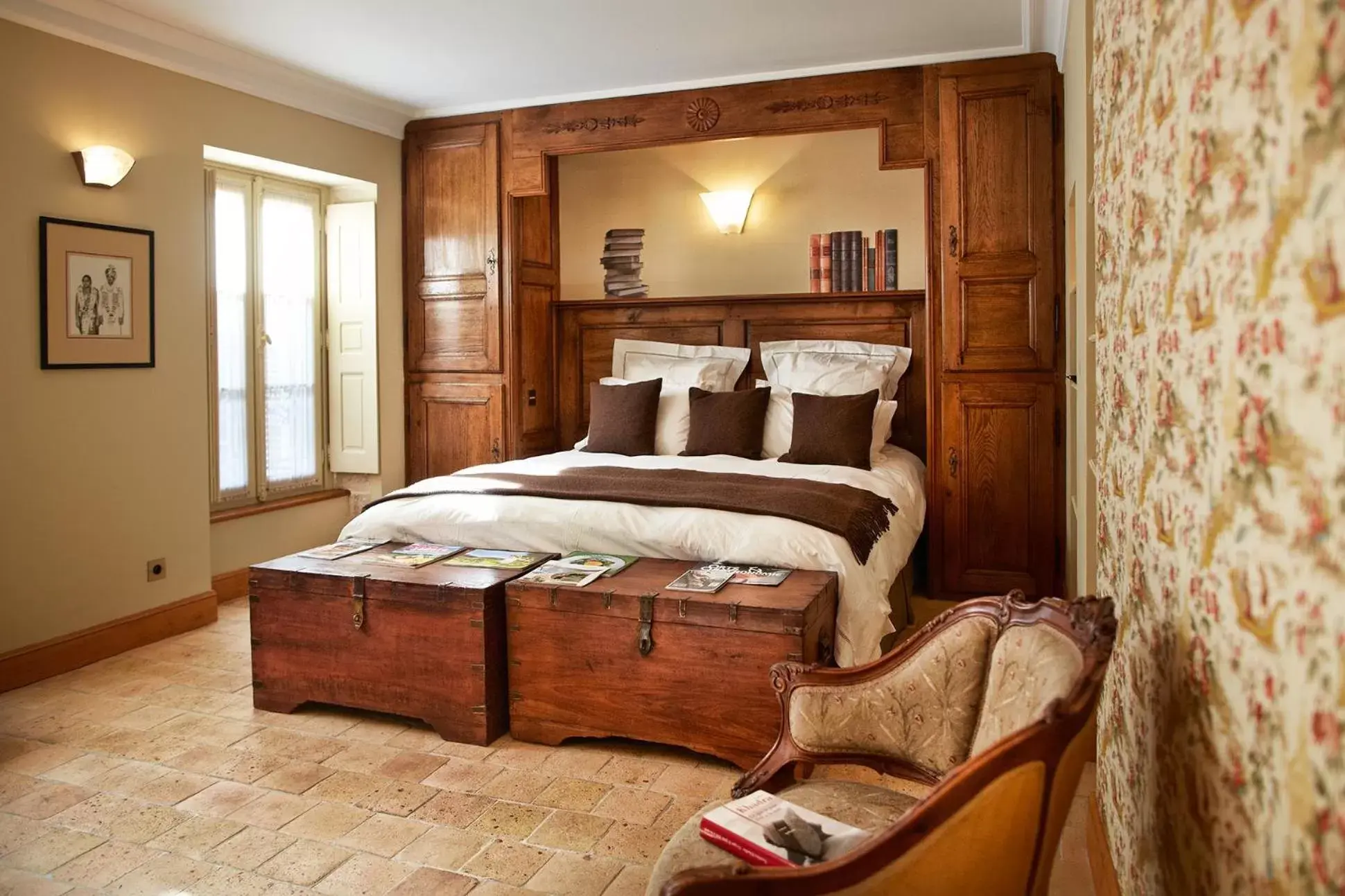 Bedroom, Bed in Le Clos Sainte-Marguerite - Chez les Fatien