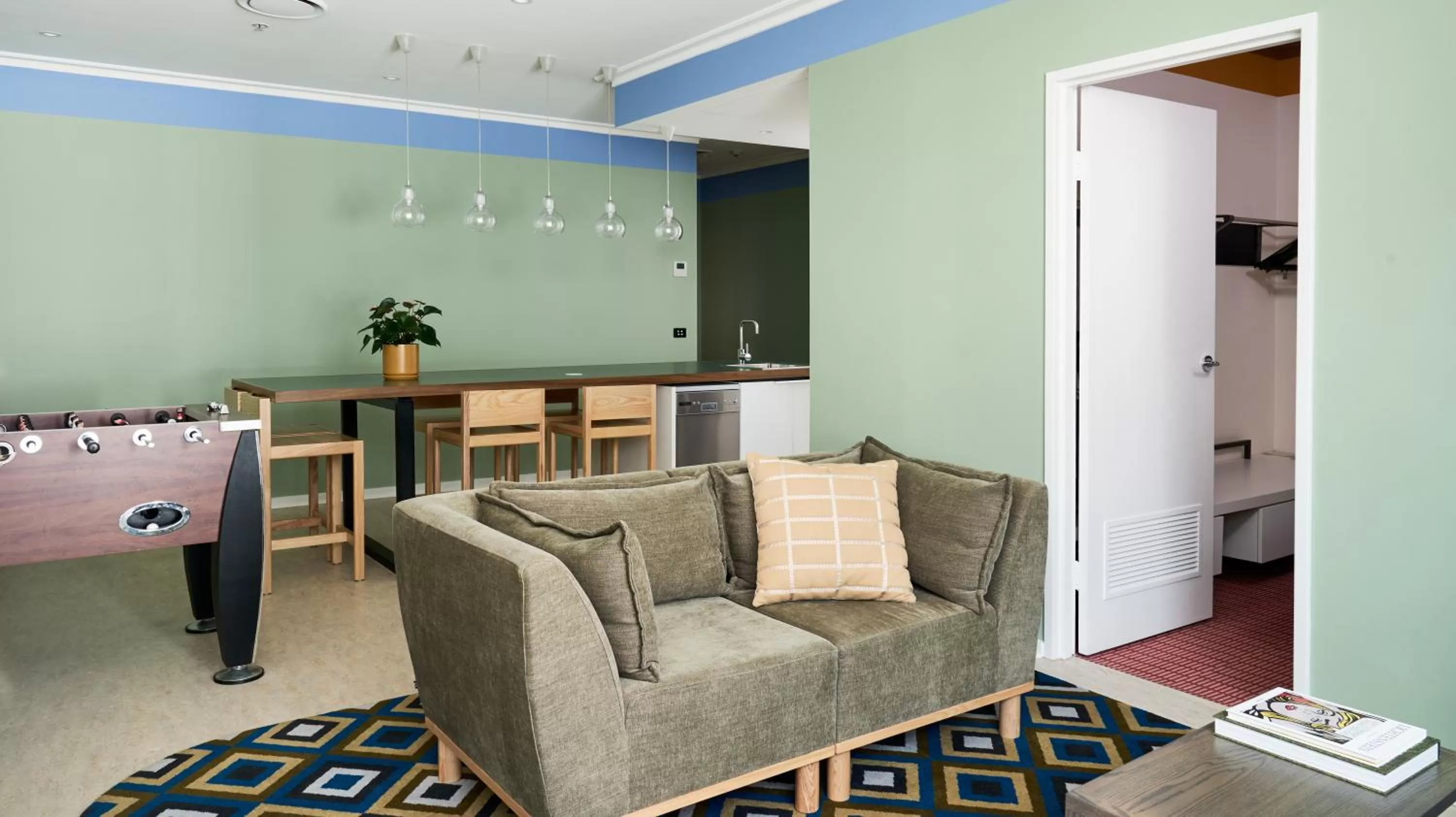 Living room in Laneways by Ovolo