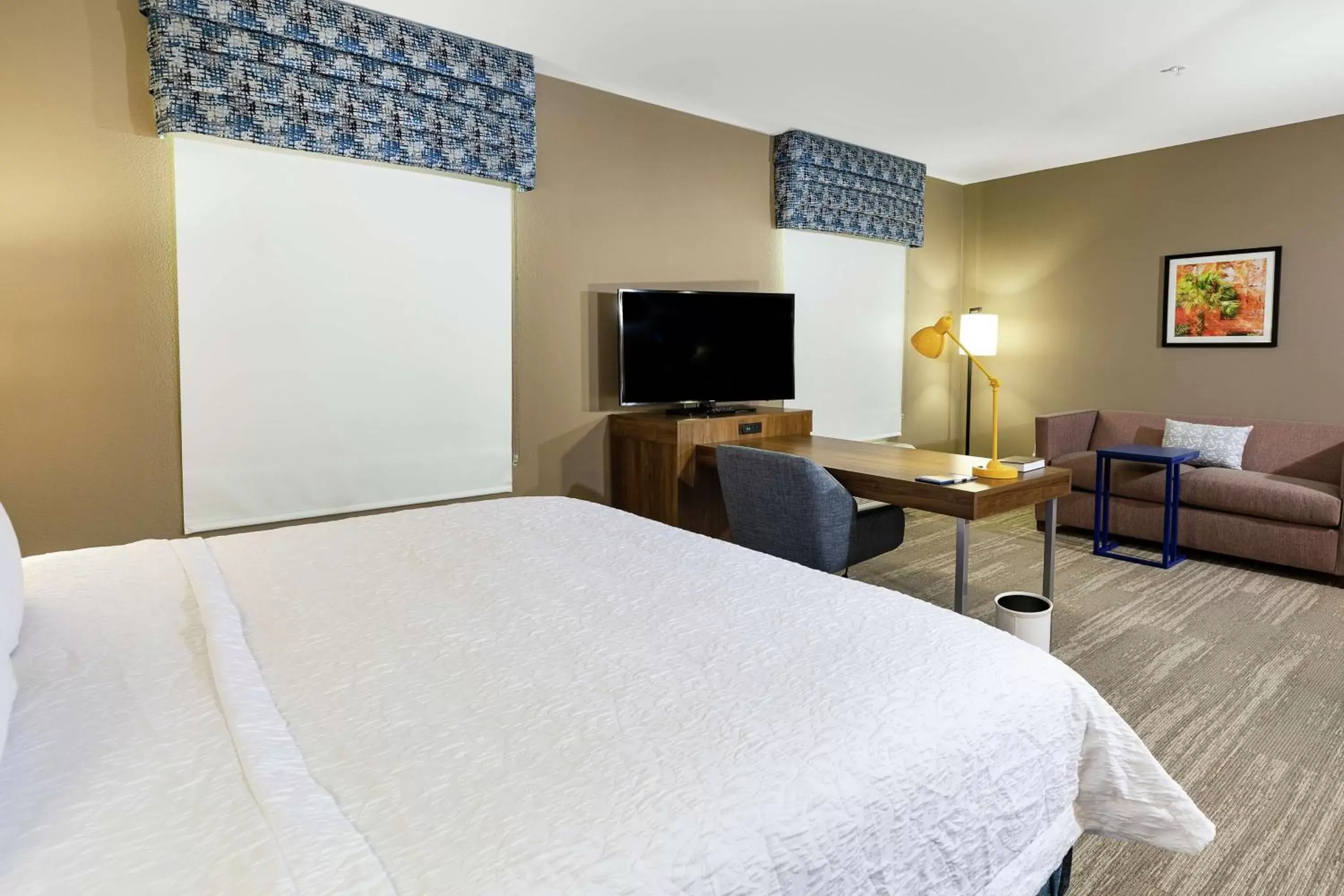 Bedroom, TV/Entertainment Center in Hampton Inn & Suites By Hilton-Columbia Killian Road