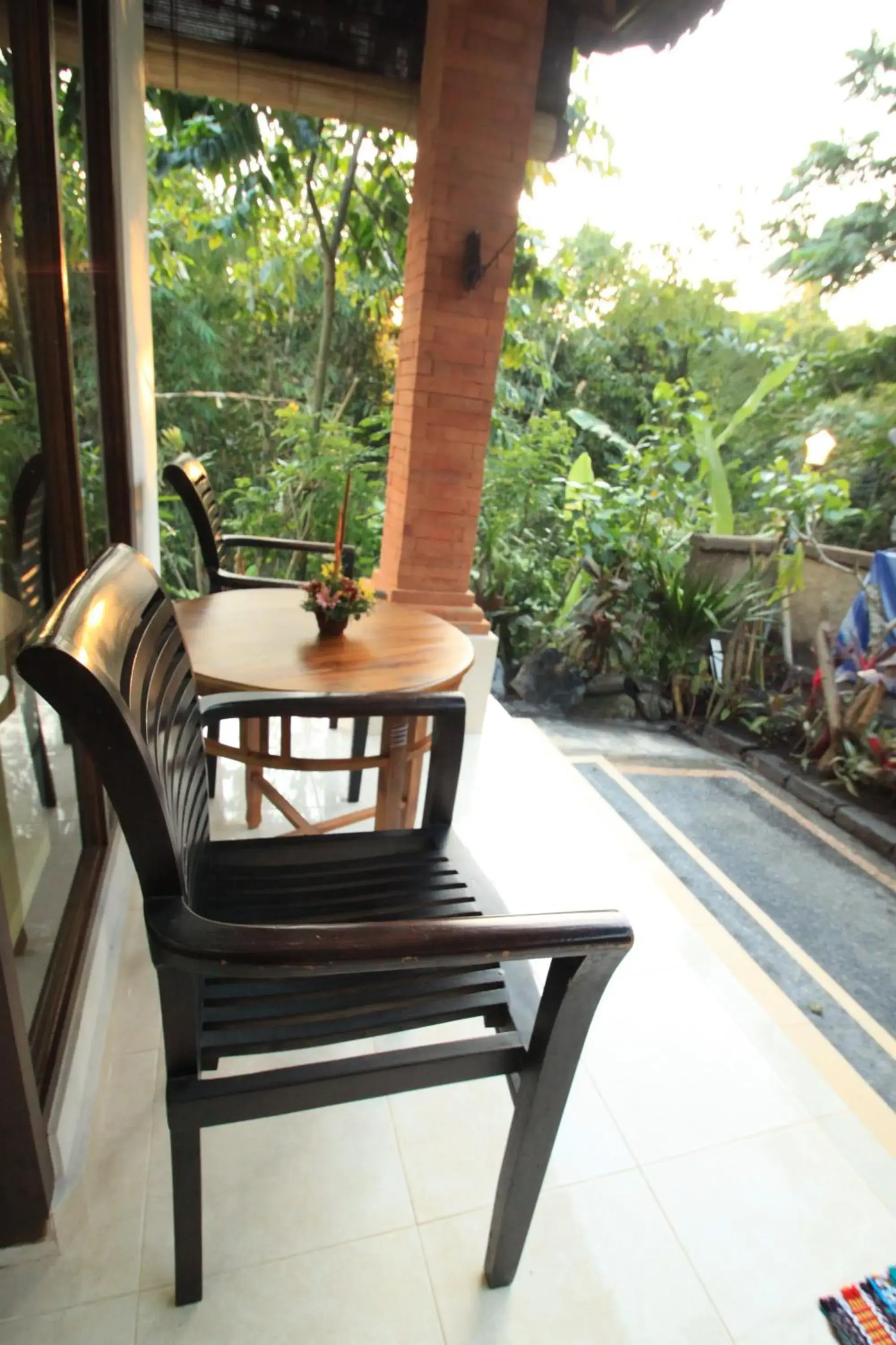 Patio, Balcony/Terrace in Omah d'Taman by EPS