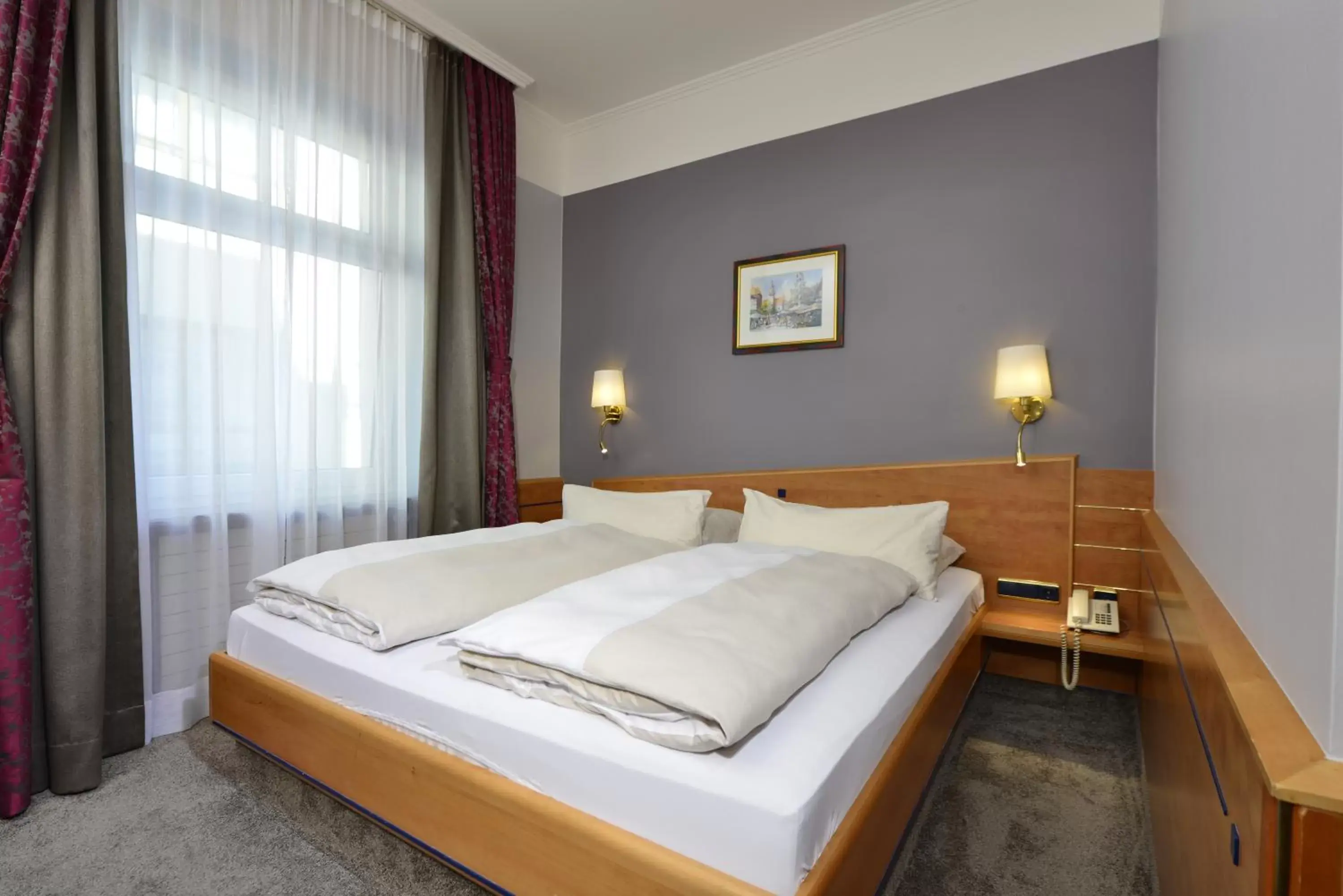 Bed in Hotel Torbräu