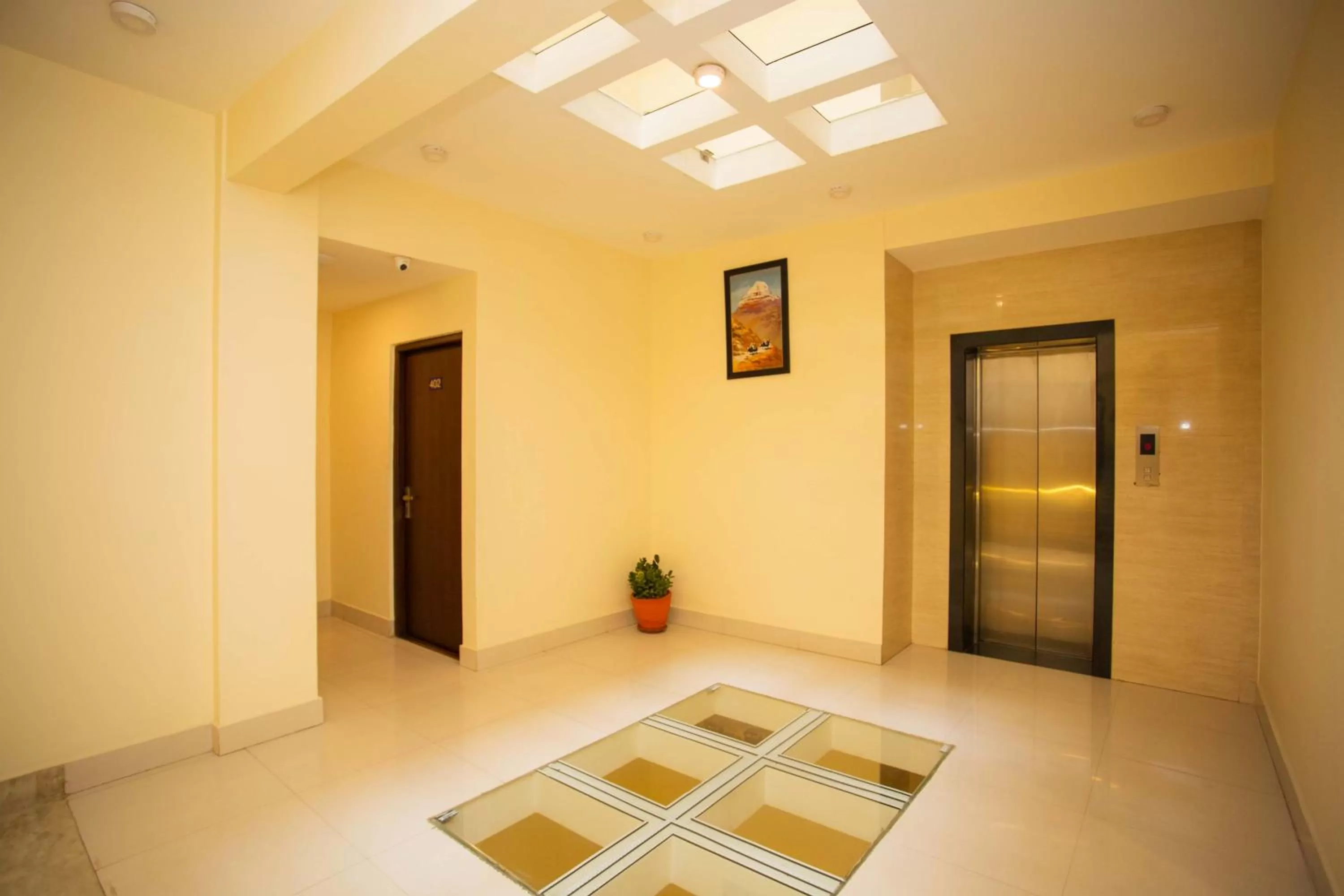 elevator in Hotel Jay Suites