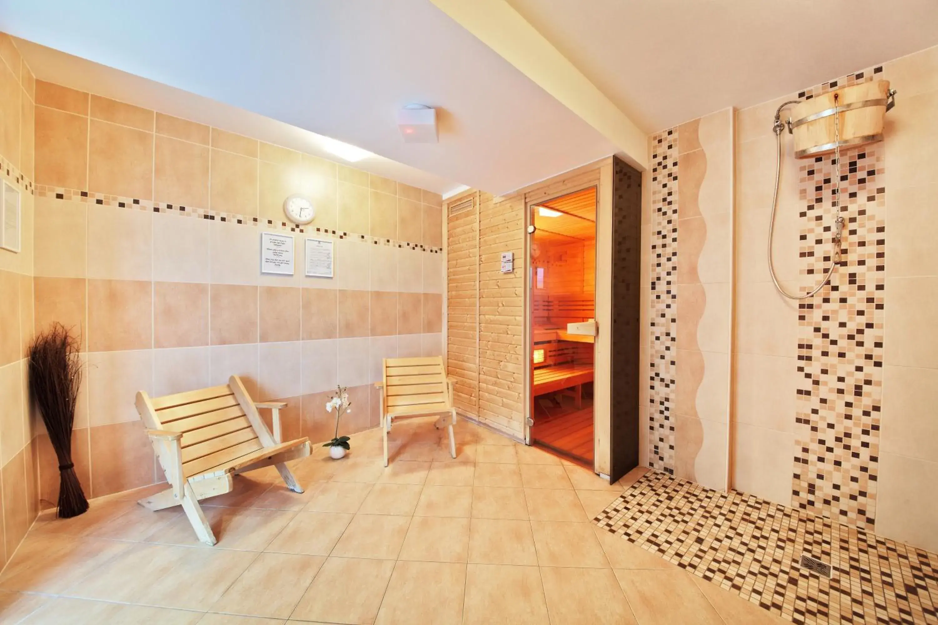 Sauna in Hotel Podhrad