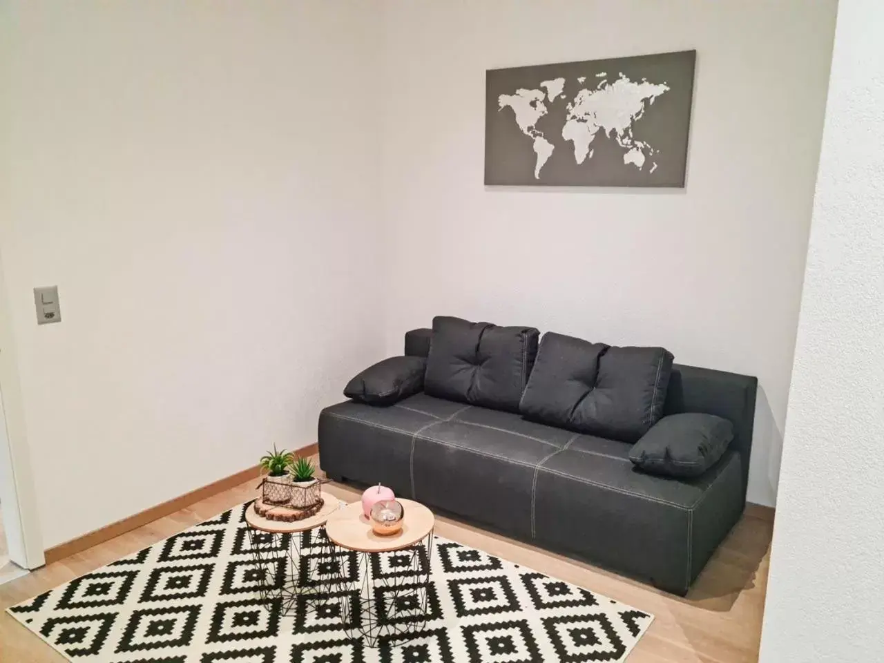 Bed, Seating Area in La Factory