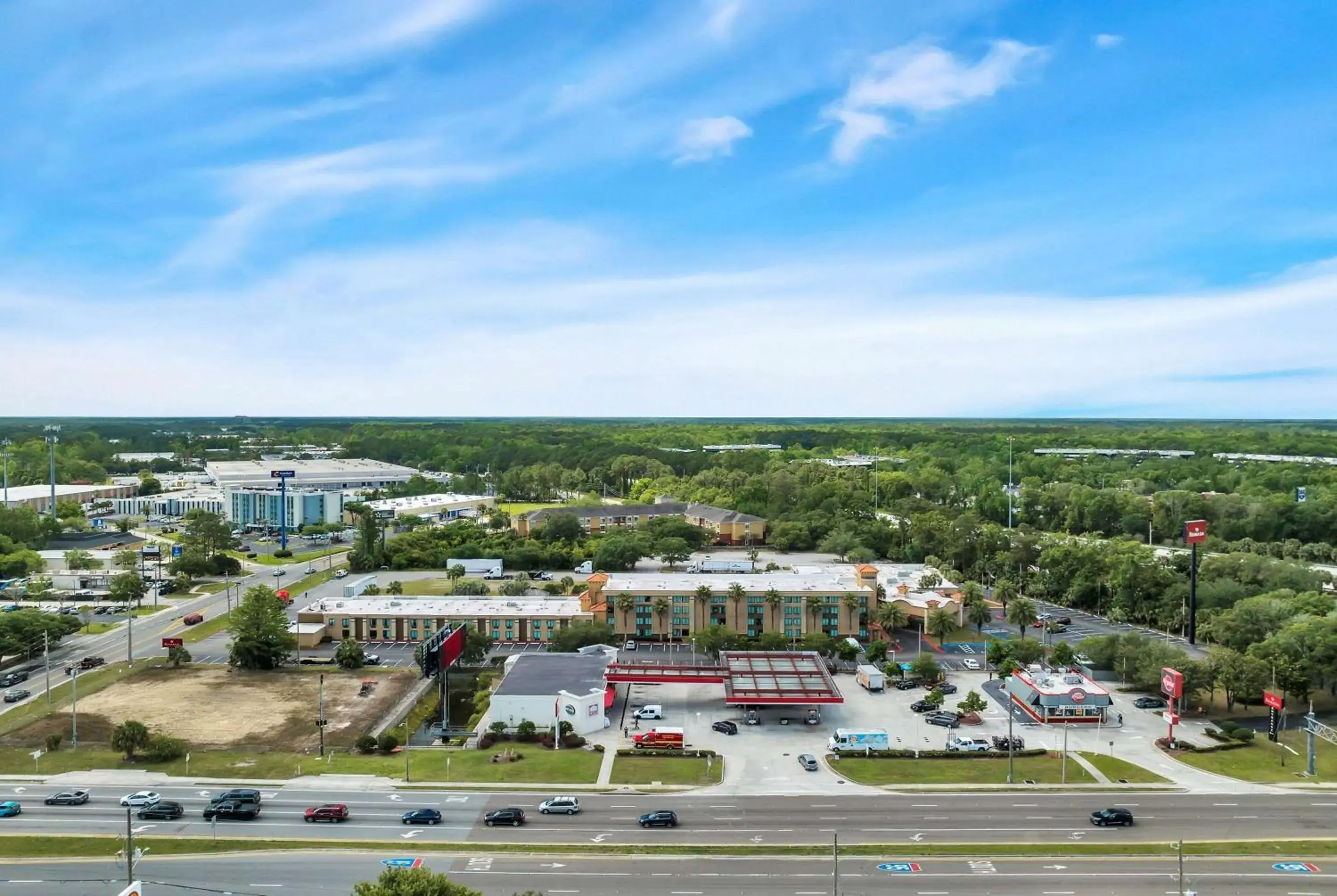 Property building, Bird's-eye View in Ramada by Wyndham Jacksonville I-95 by Butler Blvd