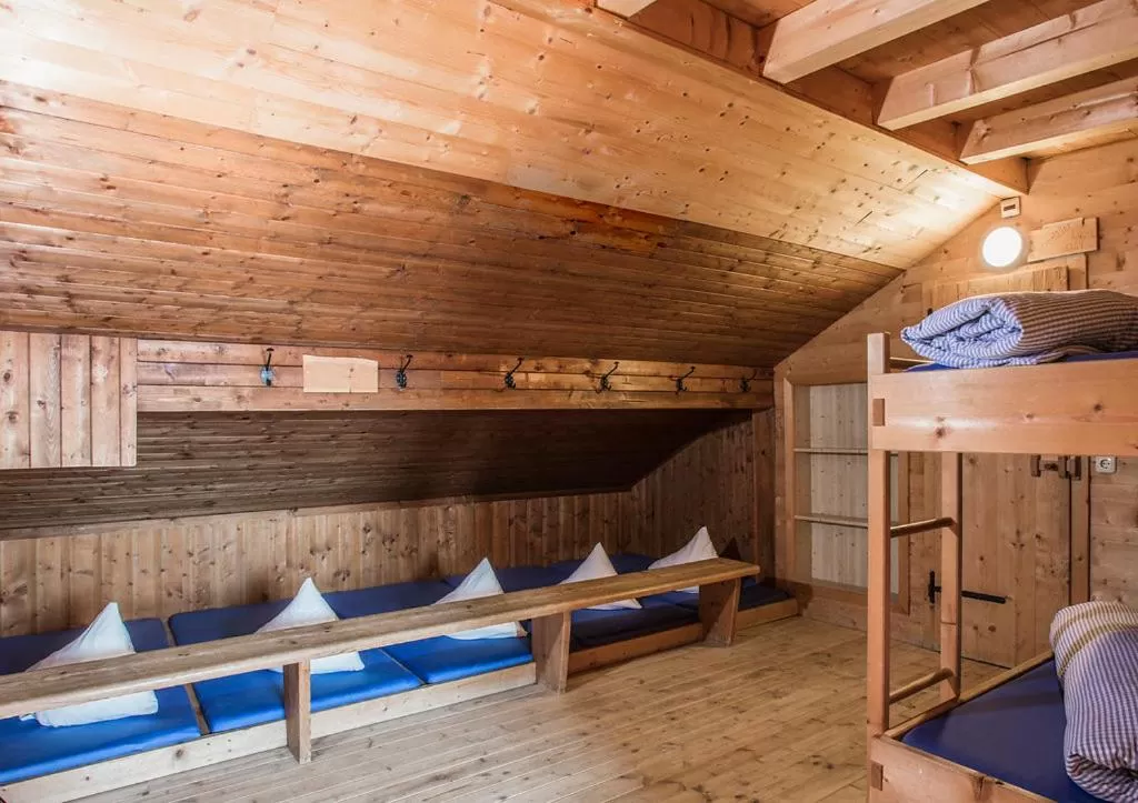 Bed in Hocheckhuette On Top of the Kitzbuehel Hahnenkamm Mountain