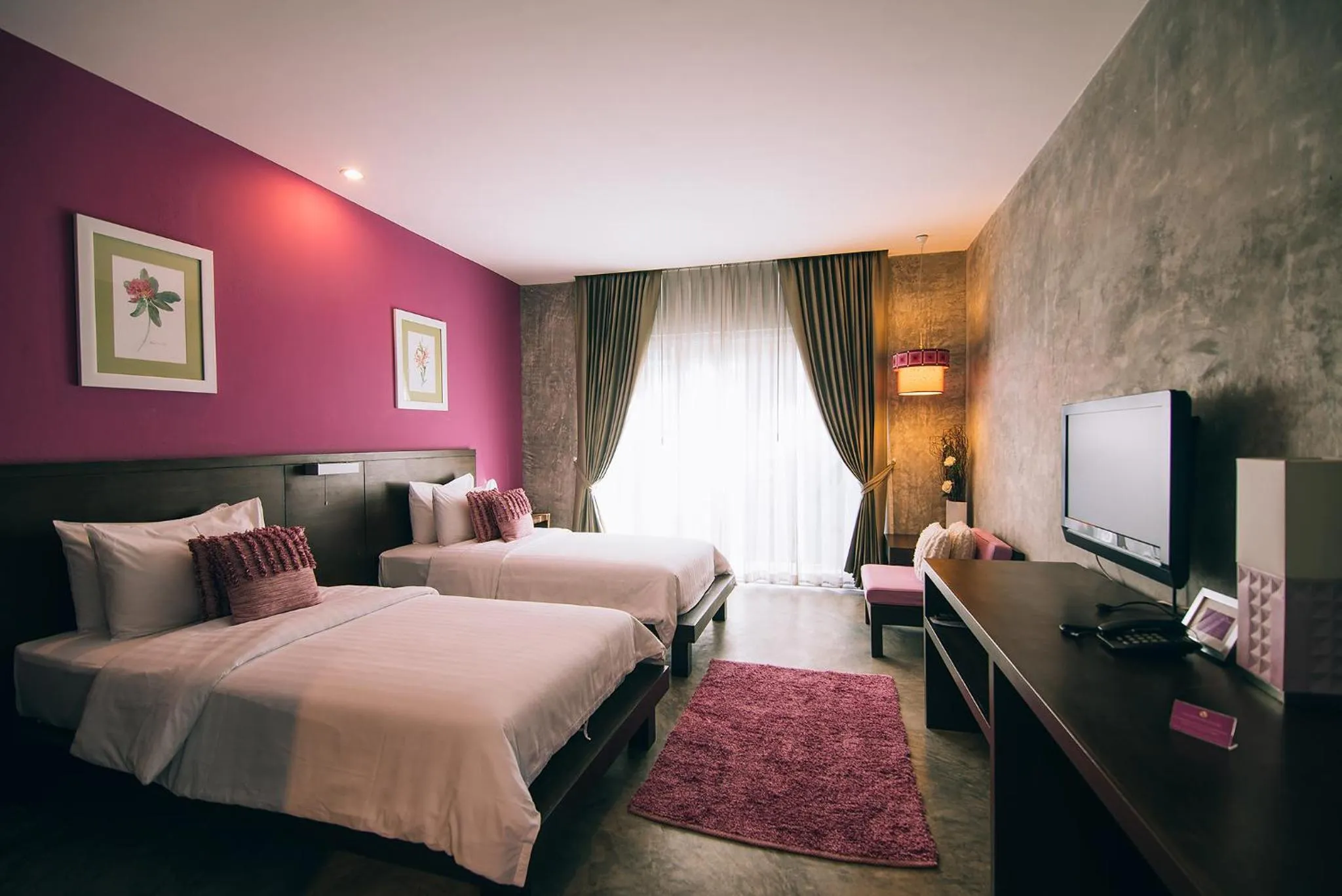 Photo of the whole room, Bed in Ketawa Pet Friendly Hotel