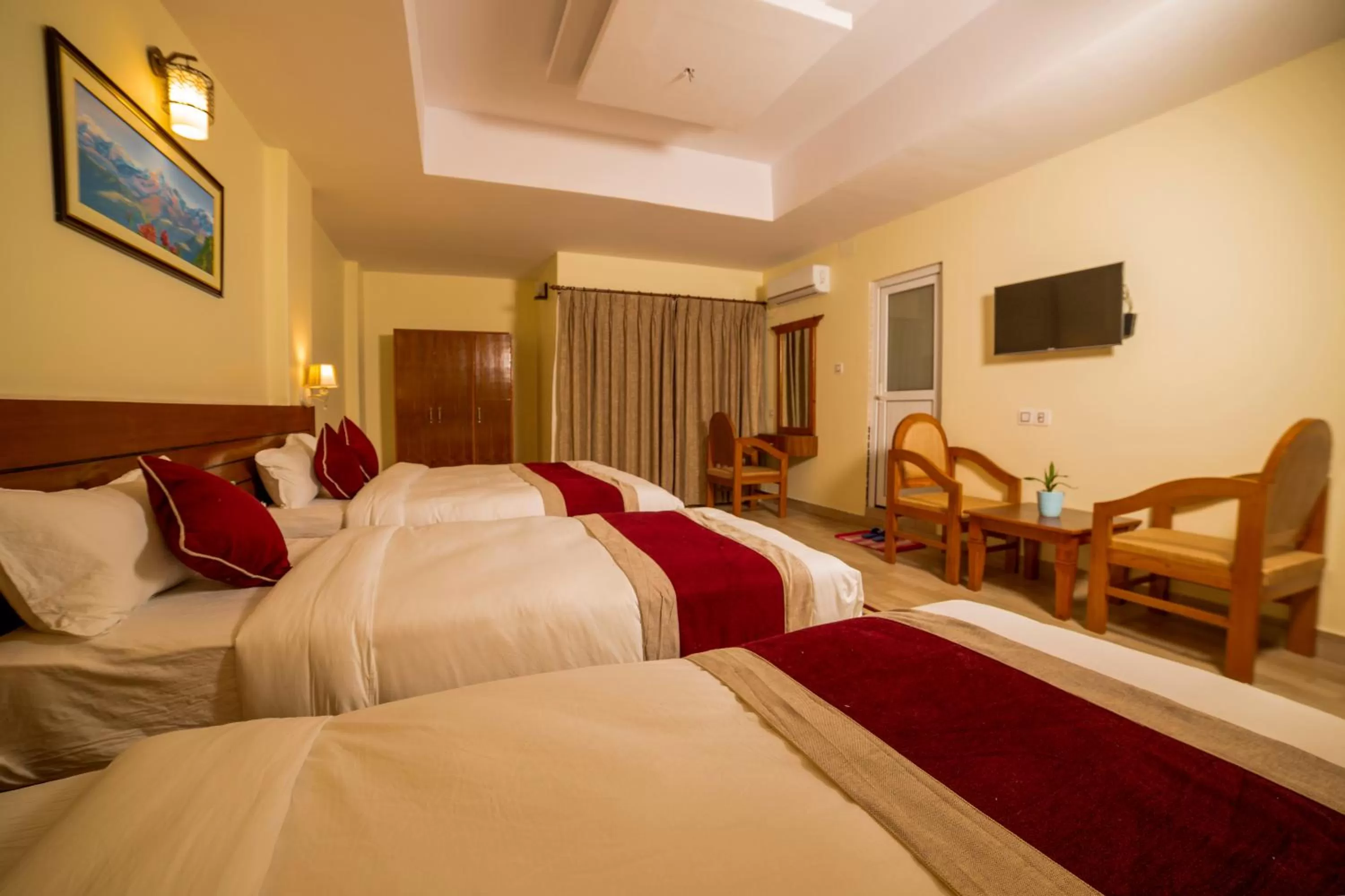 Bed in Hotel Elegant