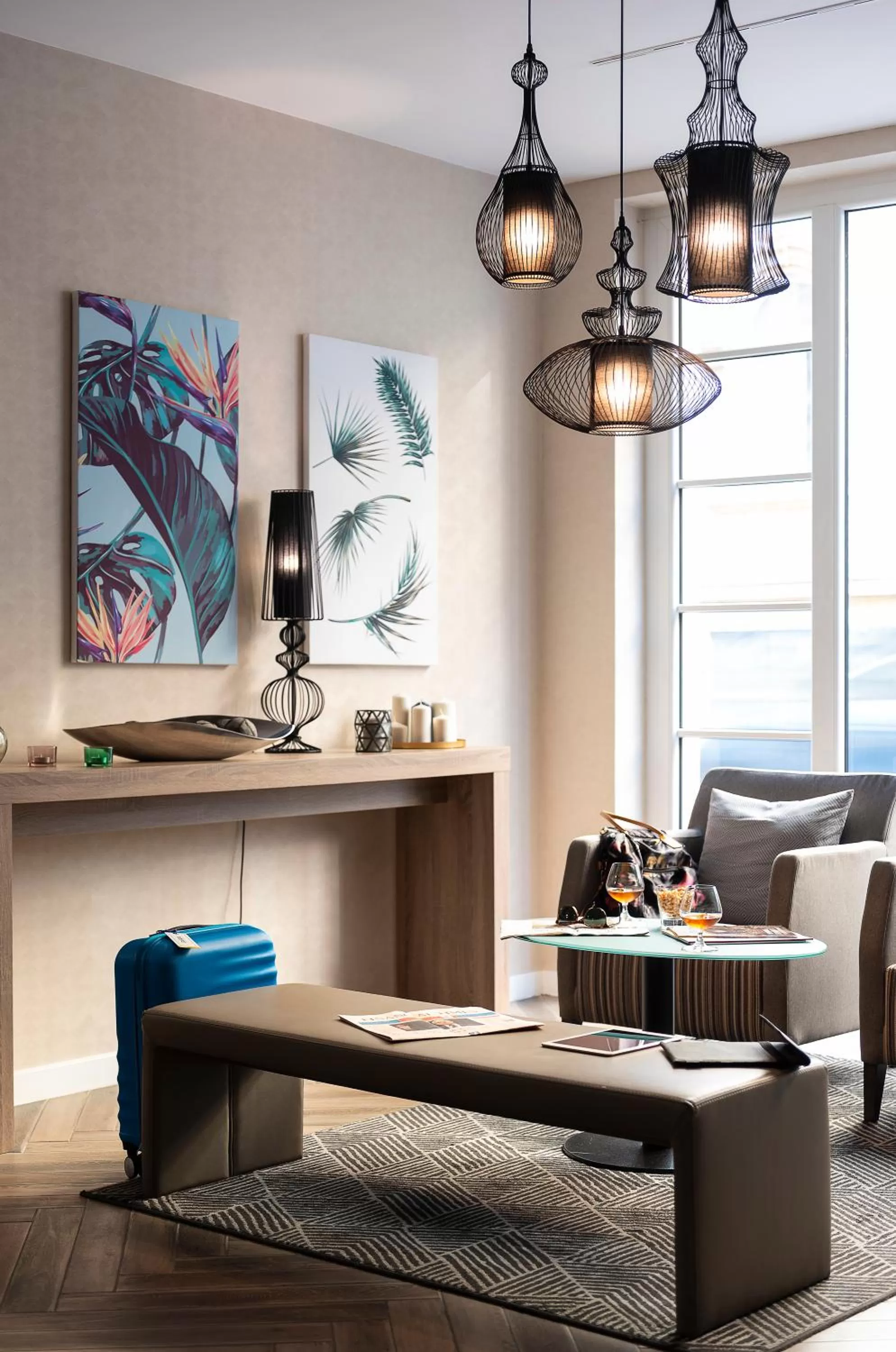 Living room in Three Corners Lifestyle Hotel