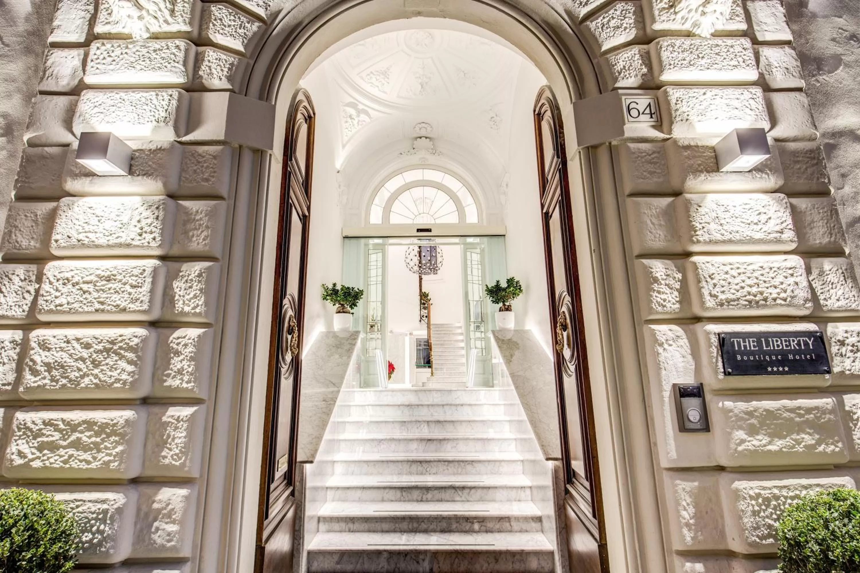 Facade/entrance in The Liberty Boutique Hotel