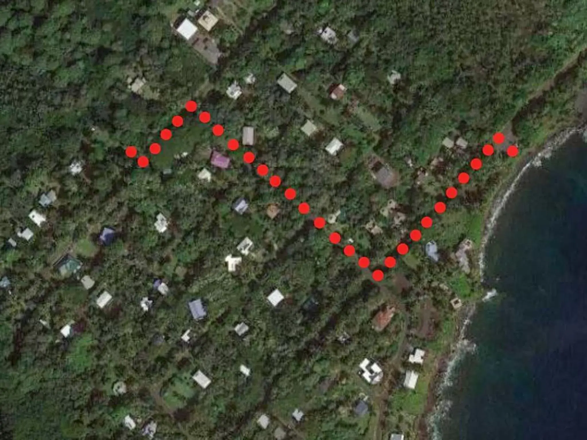 Nearby landmark, Bird's-eye View in Kehena Mauka Nui Club LGBTQIA+ Clothing Optional