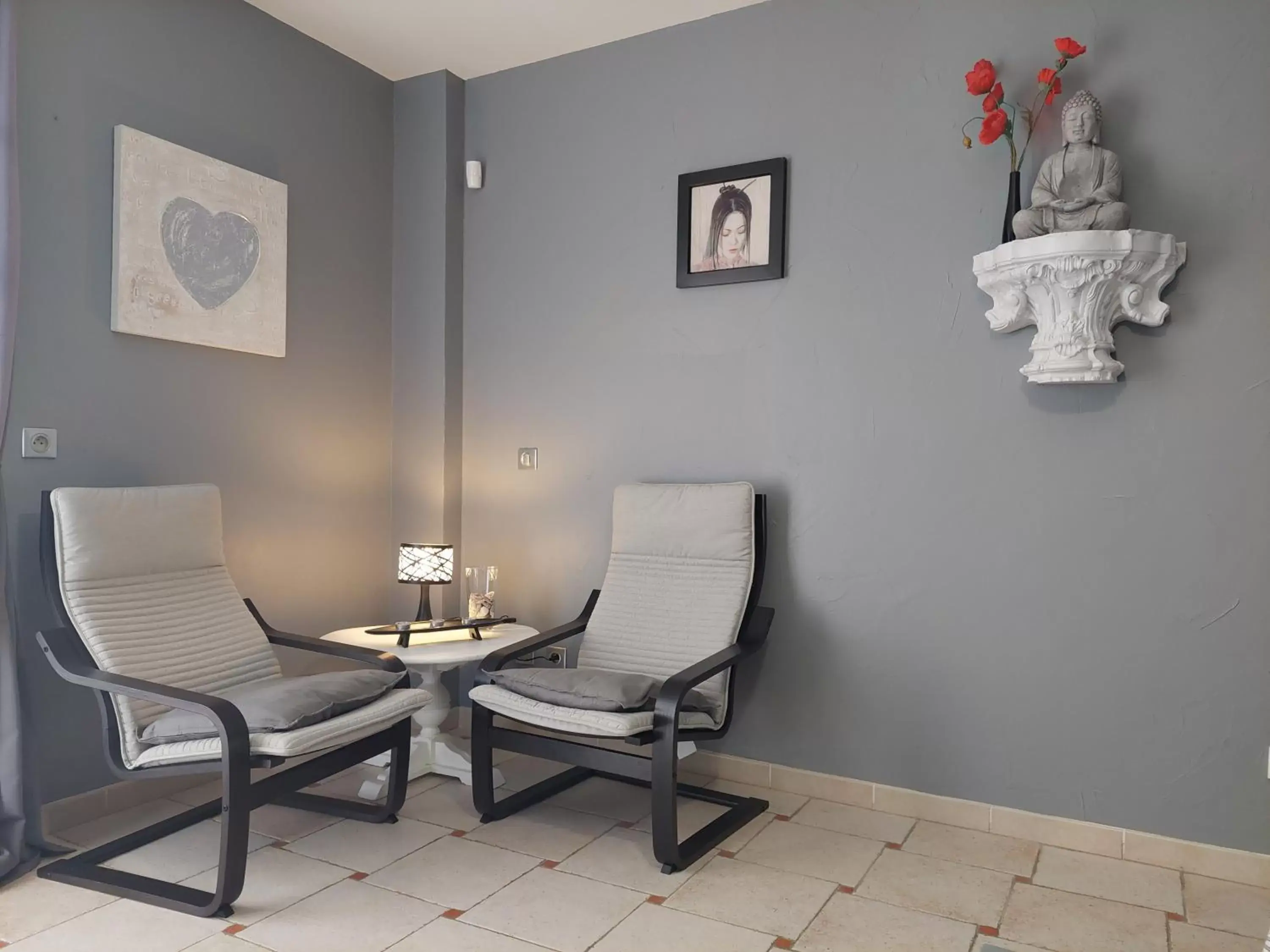 Living room, Seating Area in Mas des Cigognes
