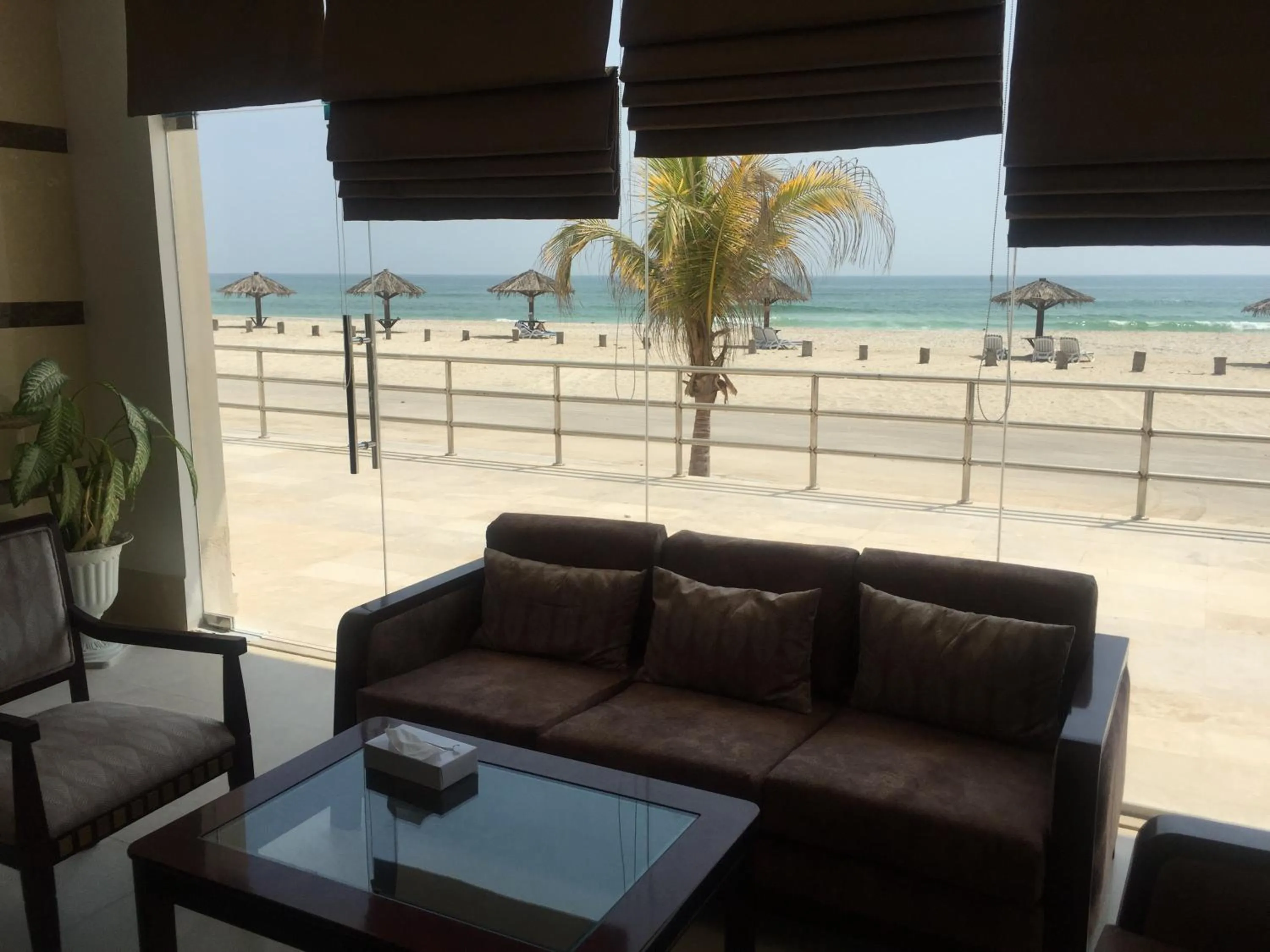Communal lounge/ TV room in Beach Resort Salalah