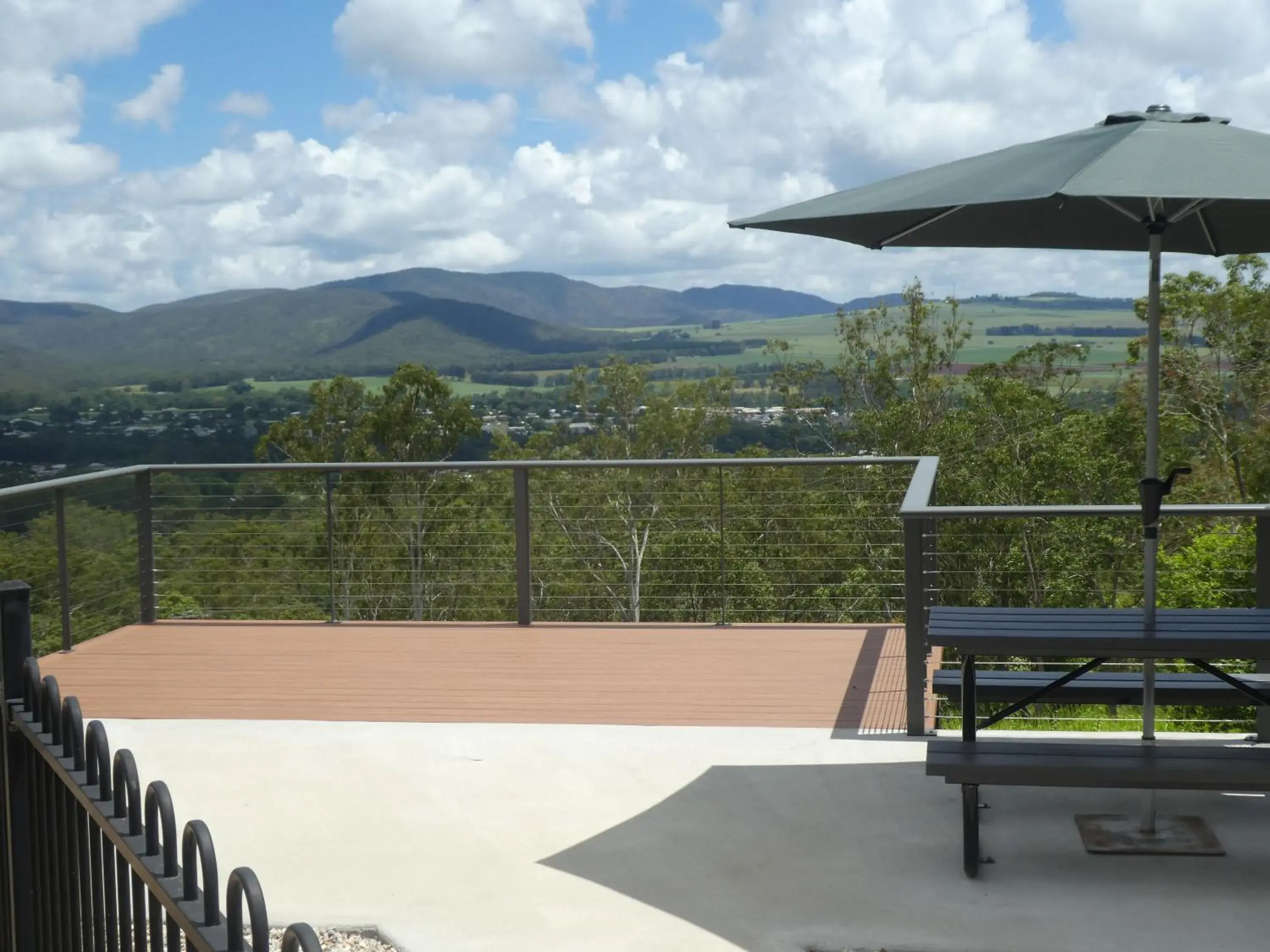 View (from property/room), Balcony/Terrace in The Summit Rainforest Retreat