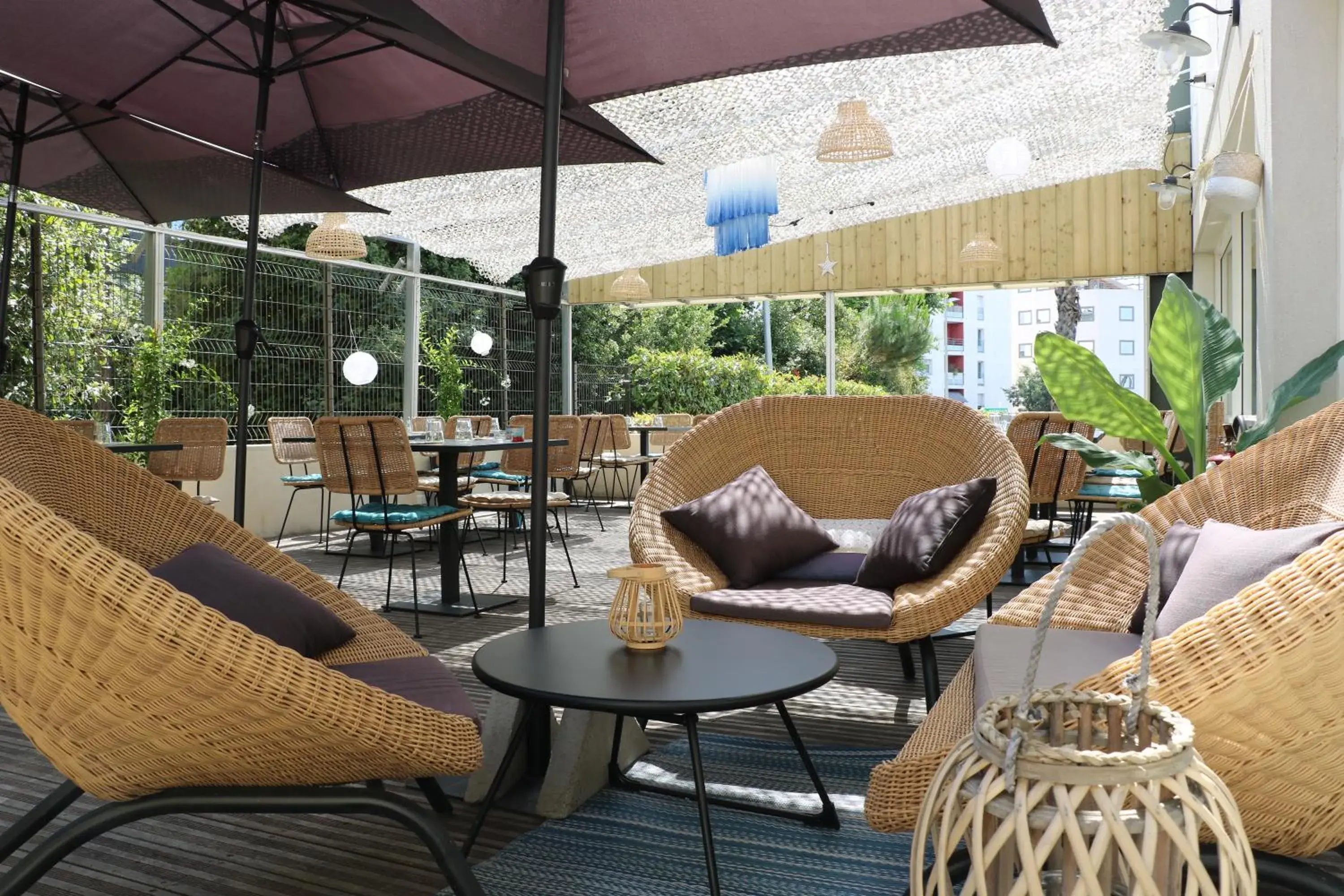 Patio, Seating Area in Appart'City Confort Montpellier Ovalie I (Ex Park&Suites)