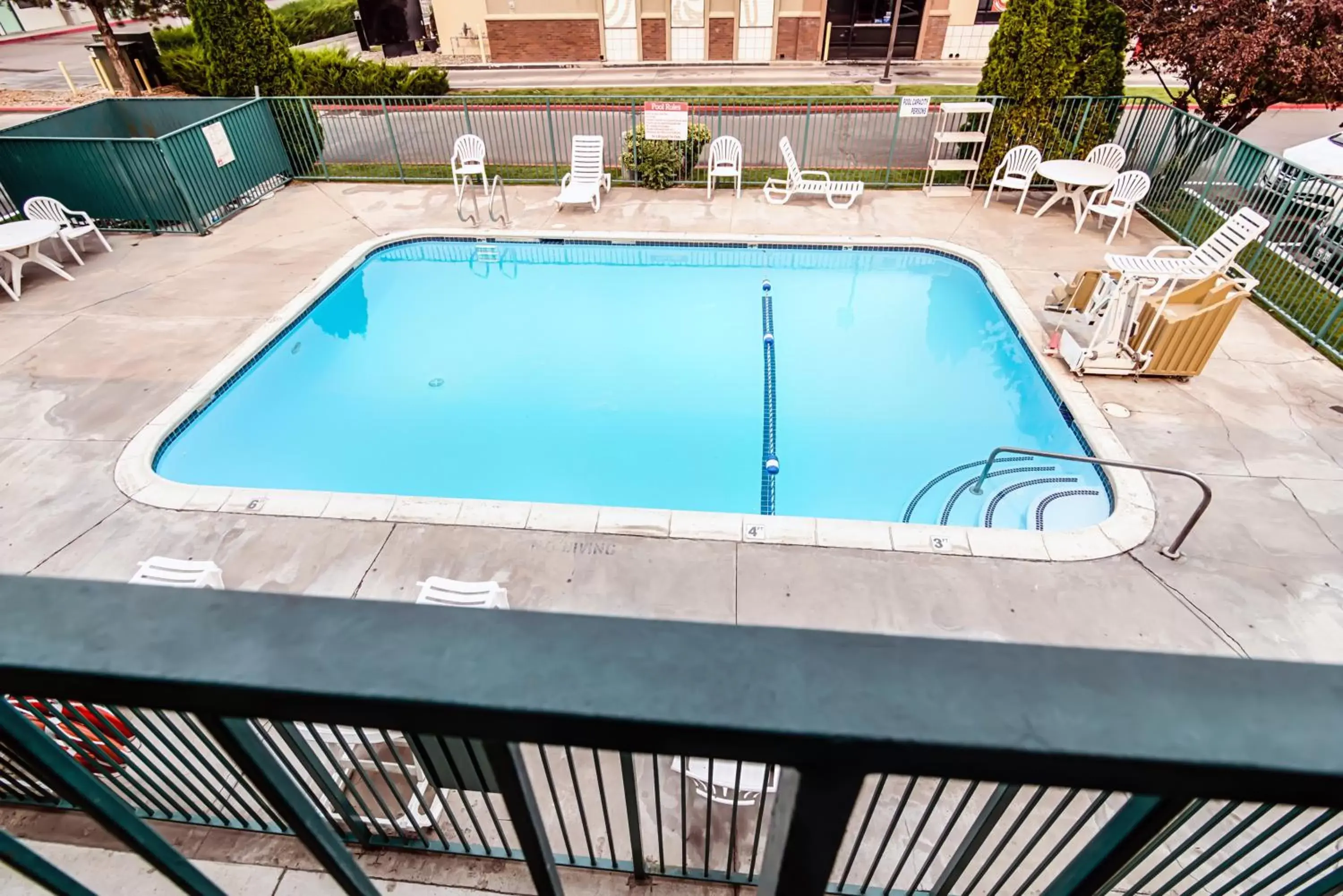 Swimming pool, Pool View in Motel 6-Winnemucca, NV