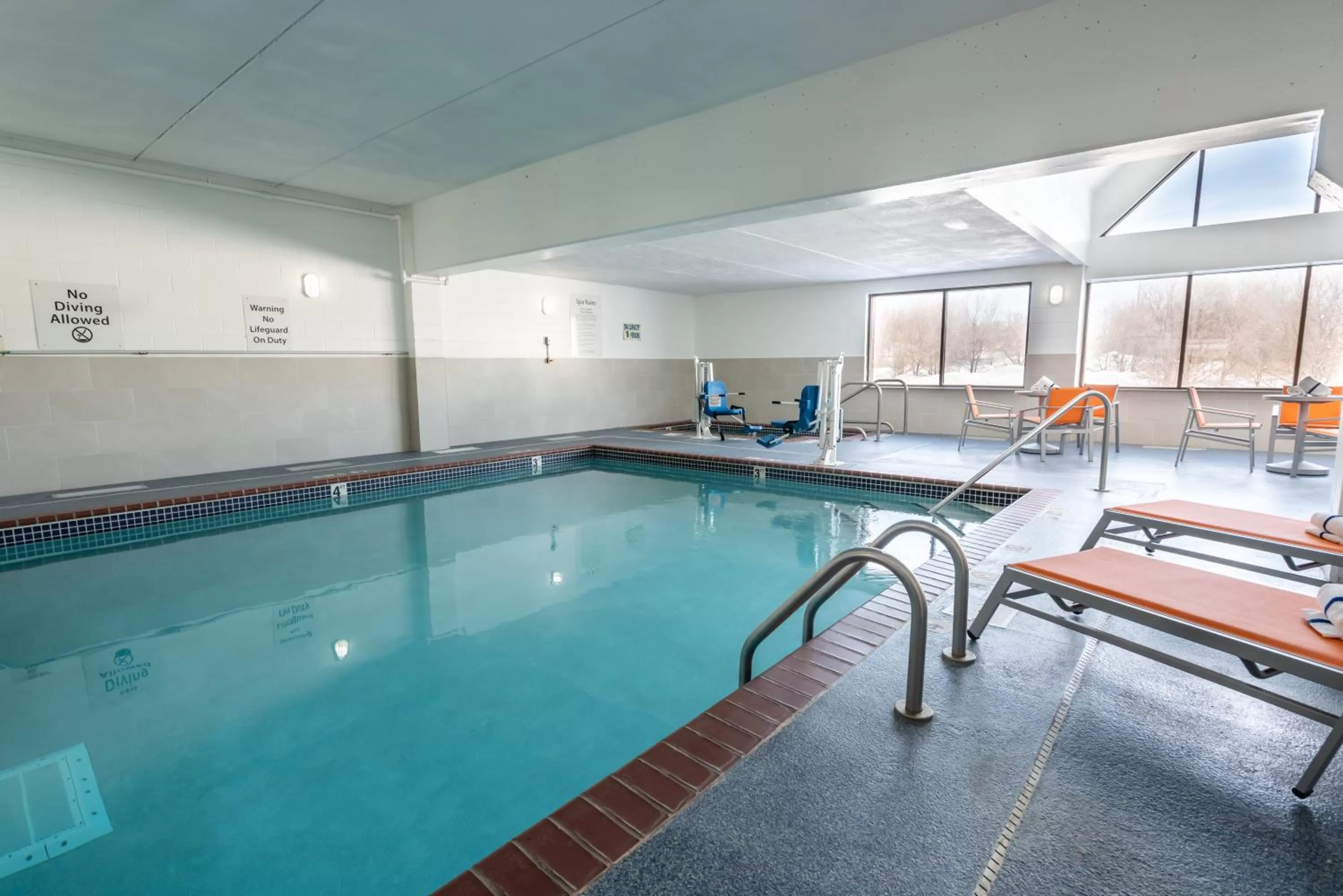 Swimming pool in Holiday Inn Express Hotel & Suites Coon Rapids - Blaine Area by IHG