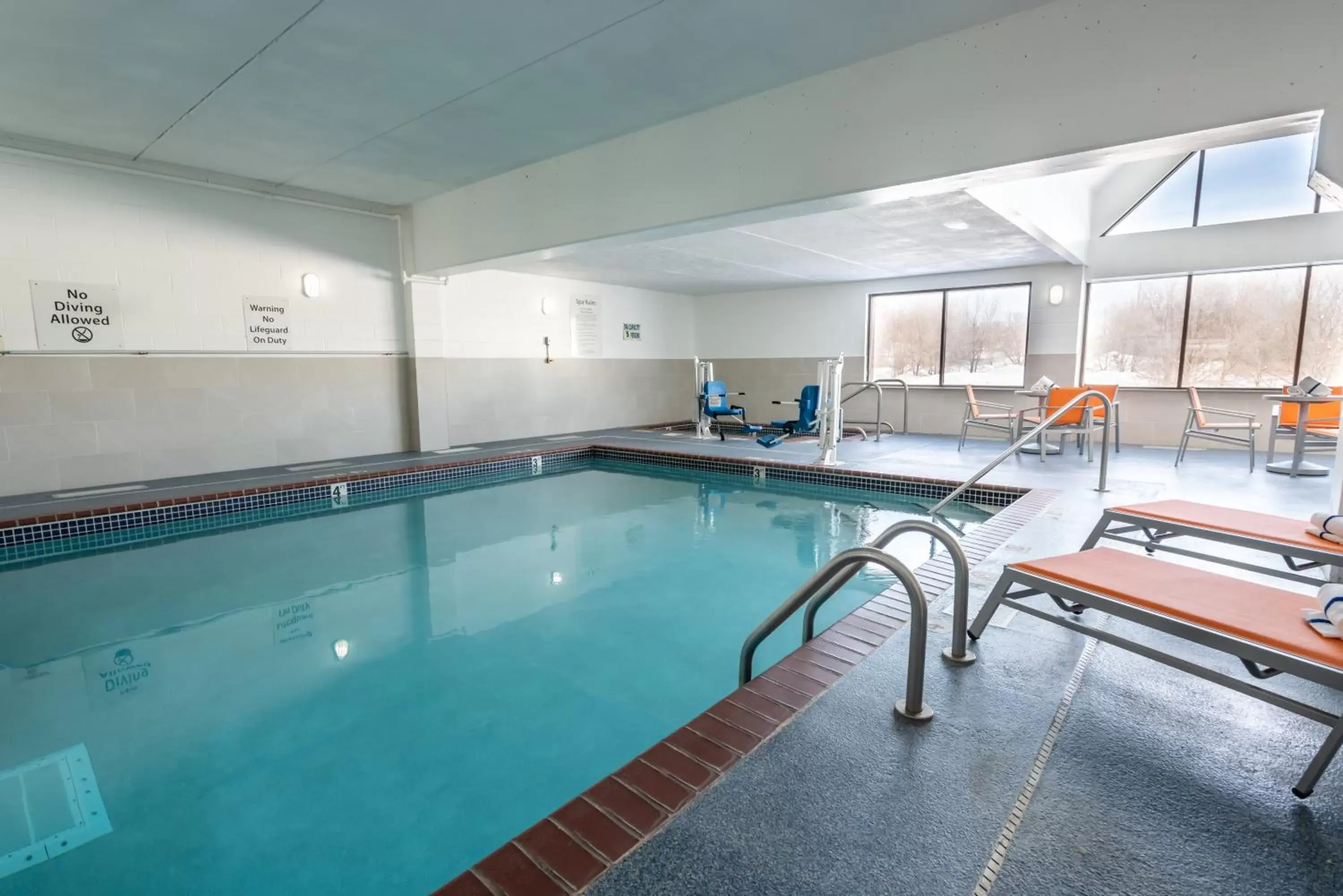 Swimming Pool in Holiday Inn Express Hotel & Suites Coon Rapids - Blaine Area, an IHG Hotel