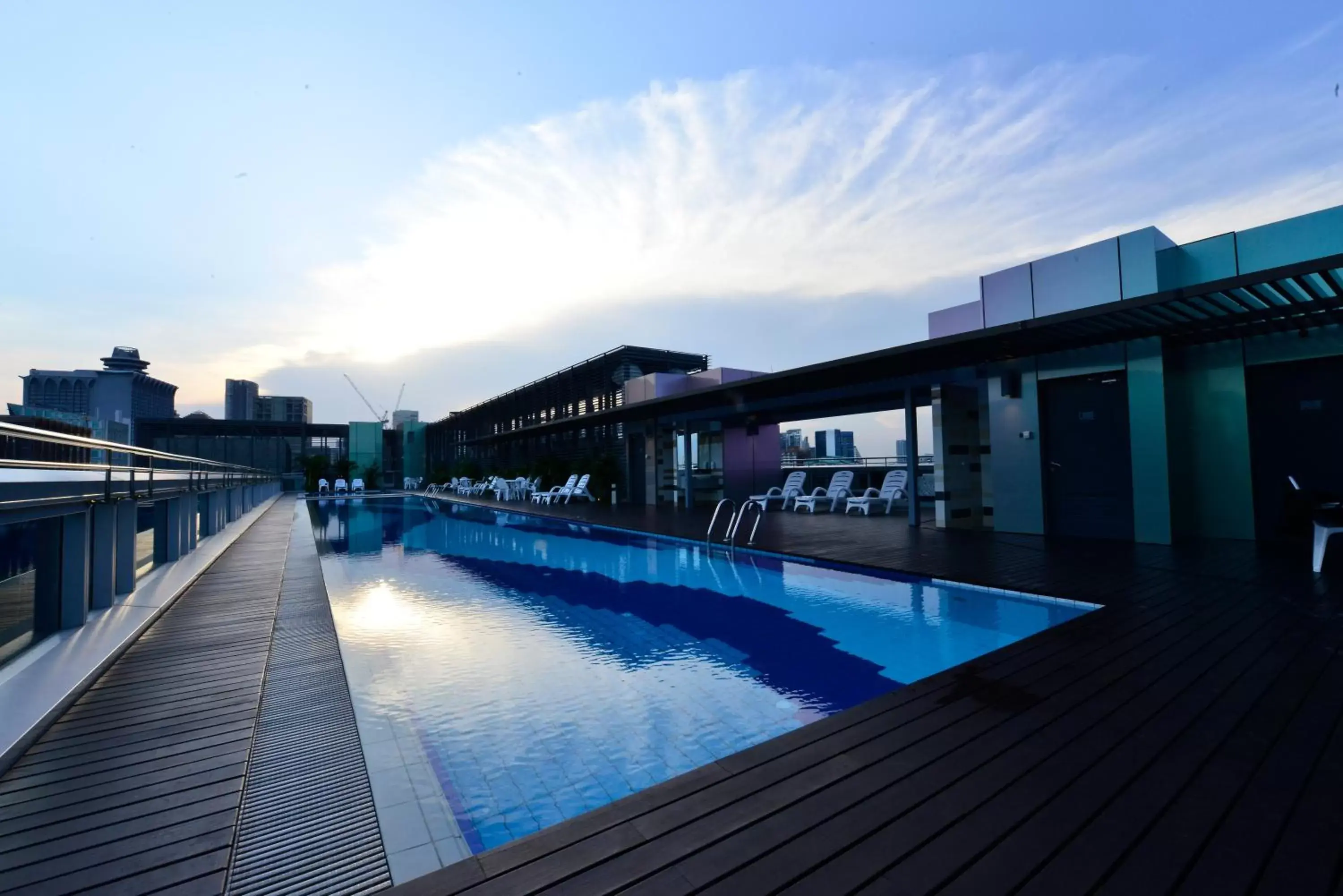 Swimming pool, Property Building in Hotel Chancellor@Orchard