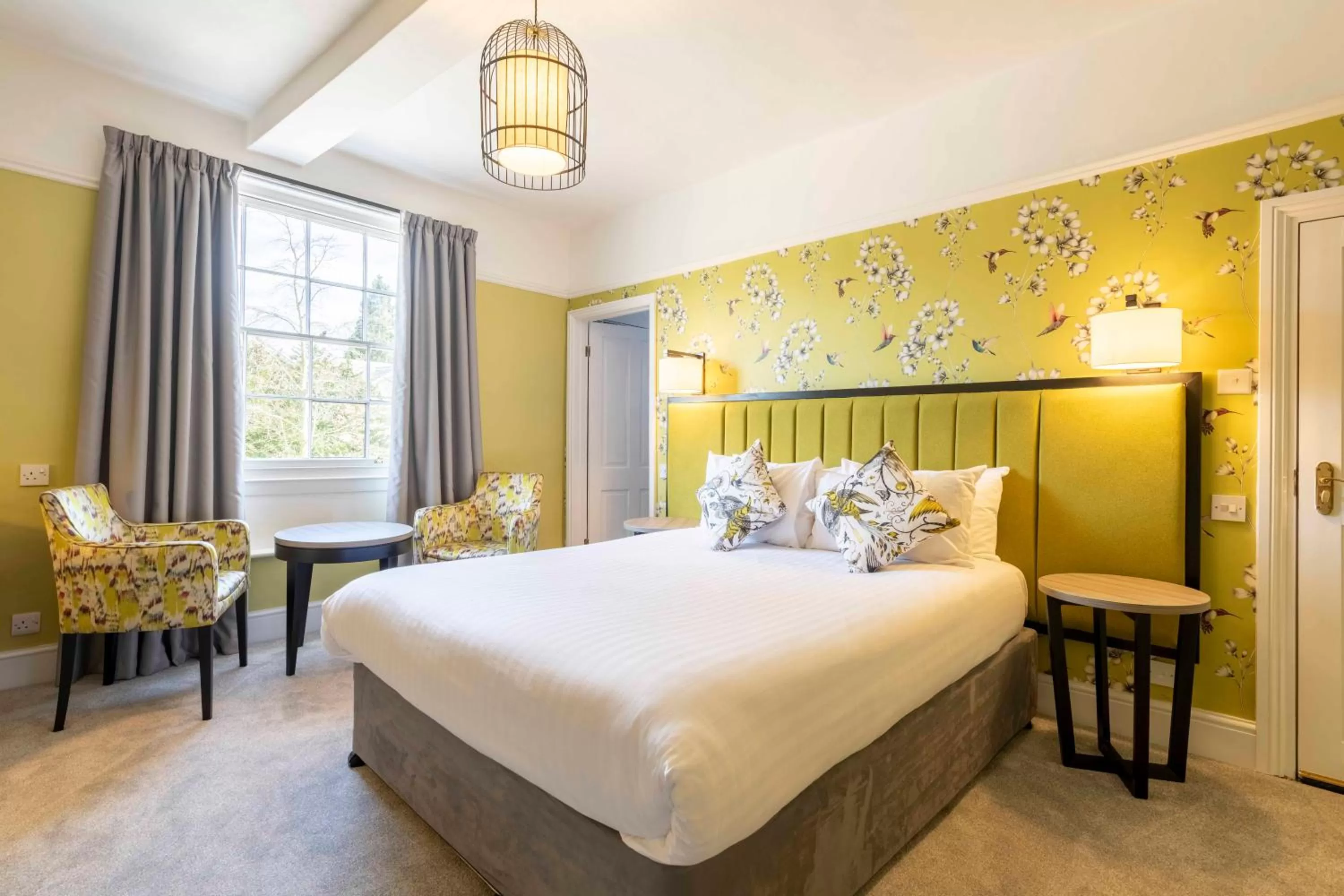 Bed in Wisteria Hotel