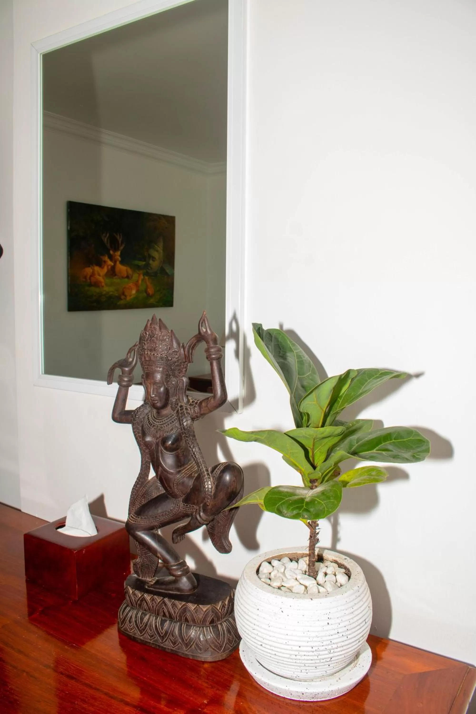 Decorative detail in The Blanc Residence