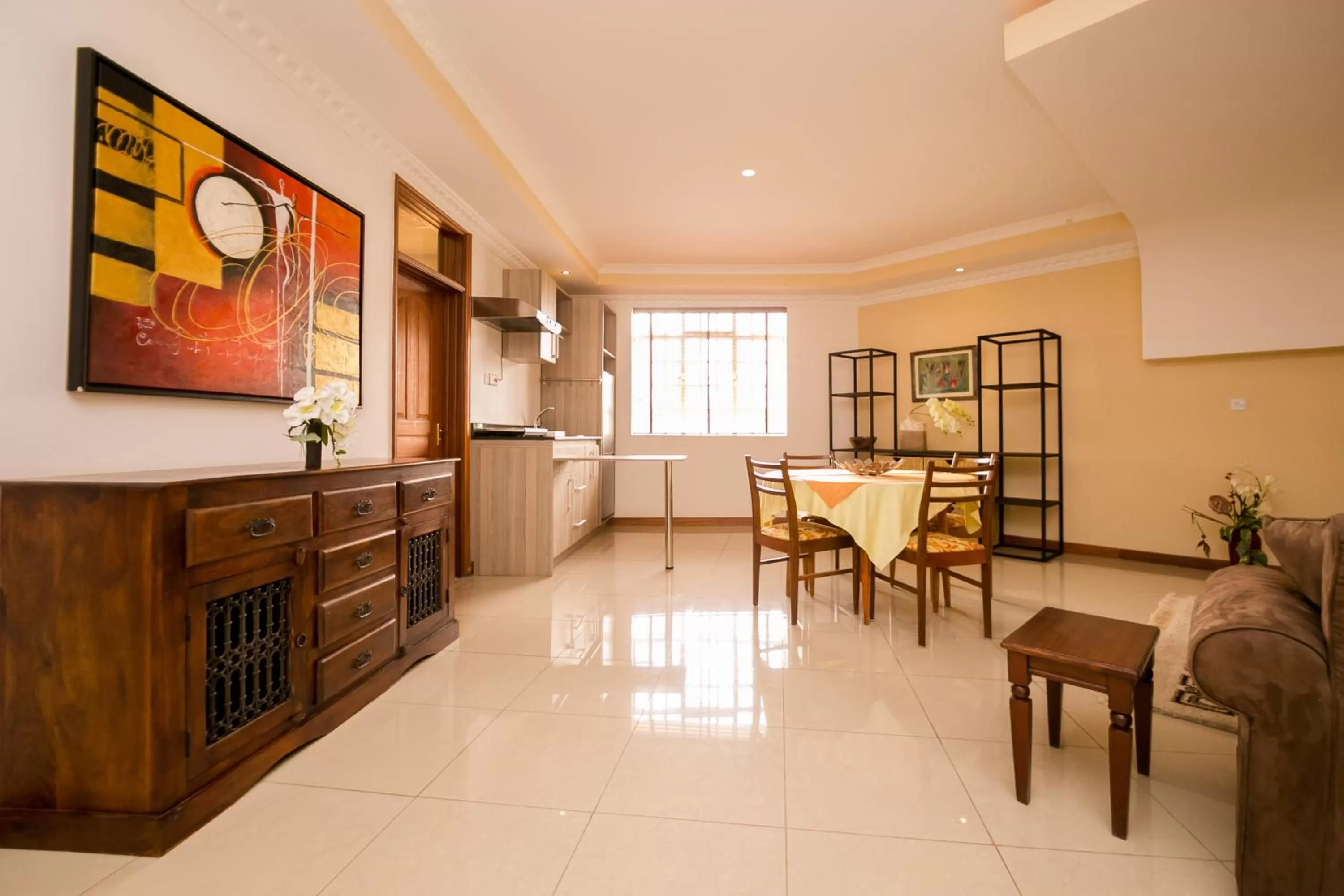 Dining area in Hotel Rudi
