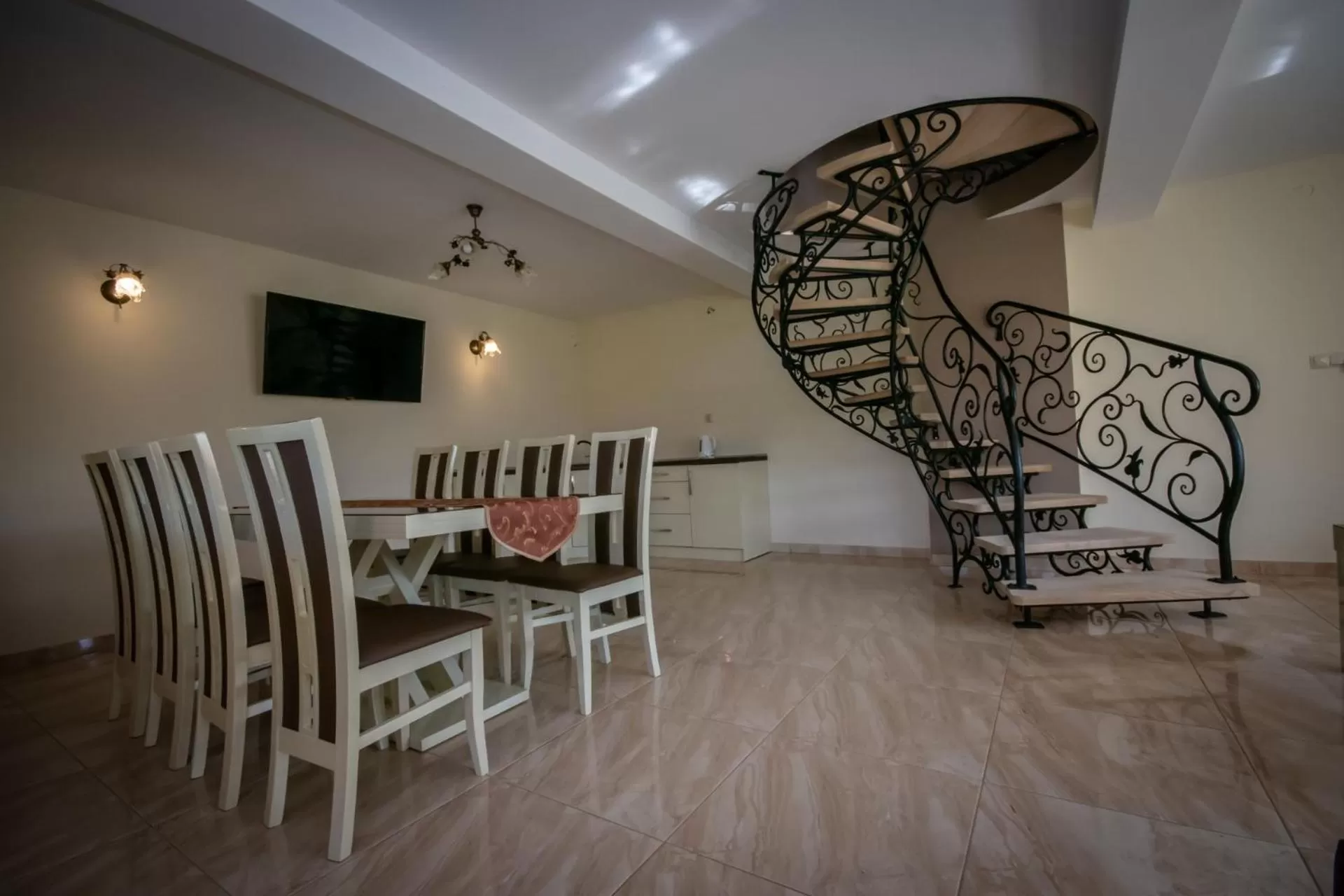 Living room in Podhalanski Dworek z Jacuzzi