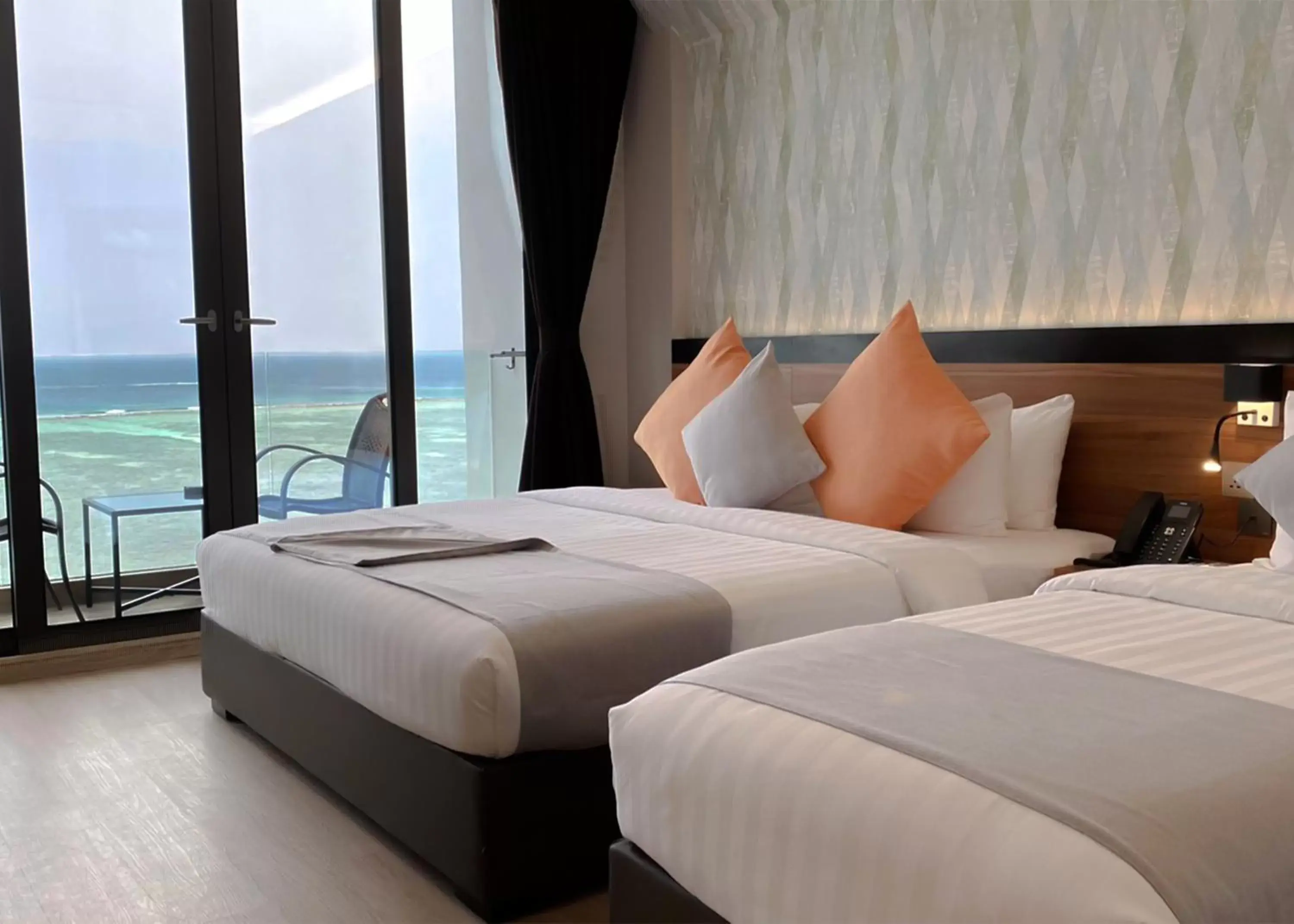 Bed in Triton Prestige Seaview and Spa