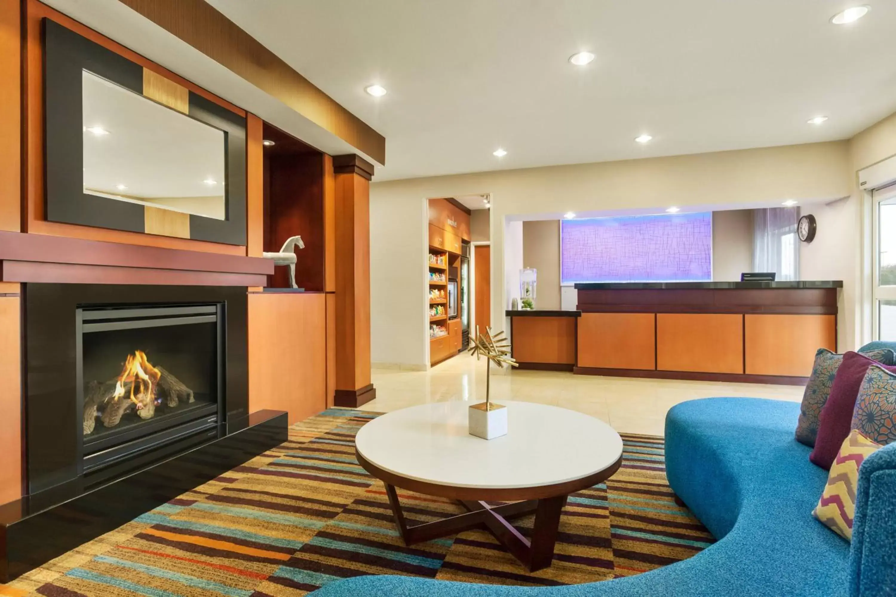 Lobby or reception, Seating Area in Fairfield Inn & Suites Omaha East/Council Bluffs, IA