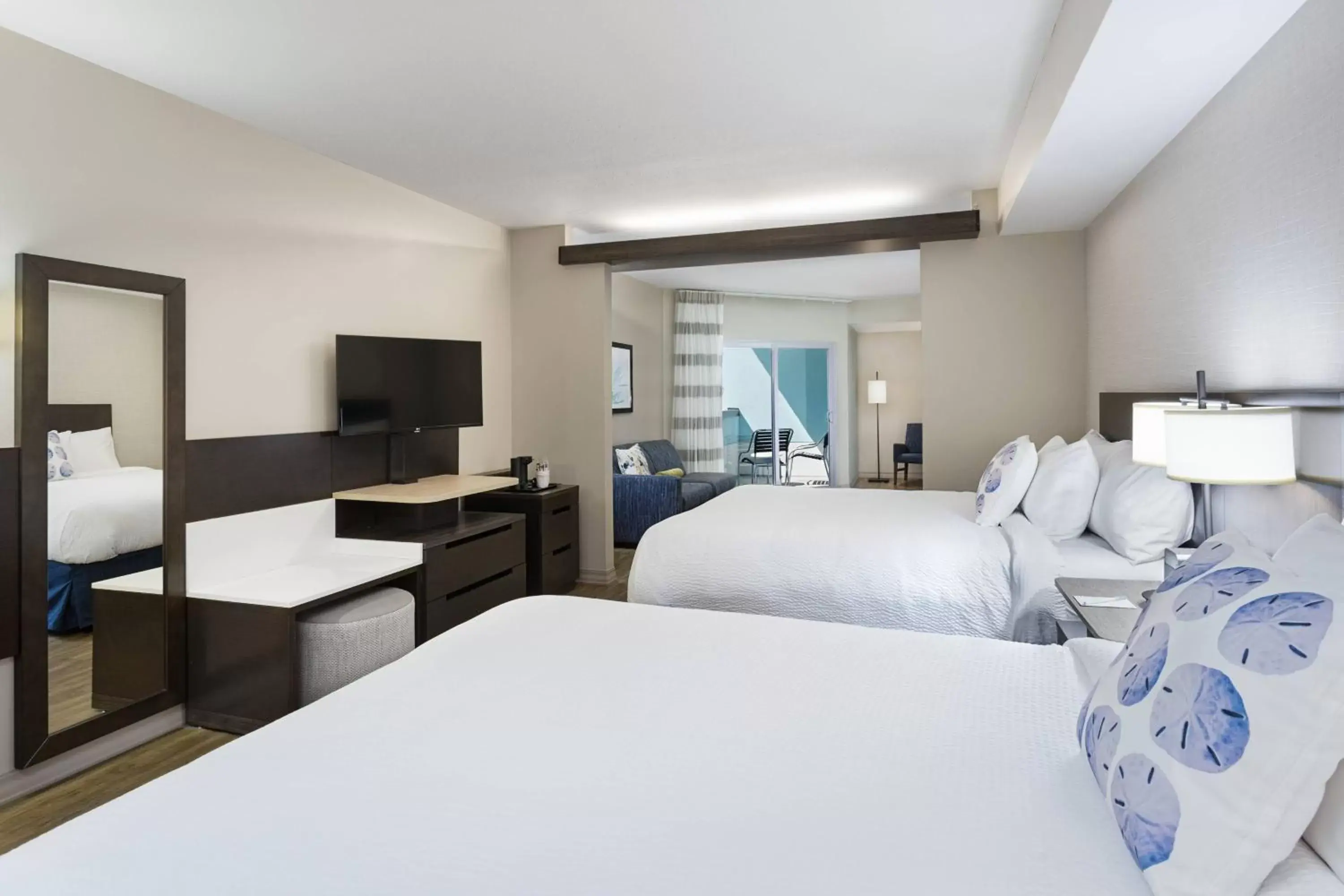 Bedroom in Fairfield Inn & Suites by Marriott Ocean City