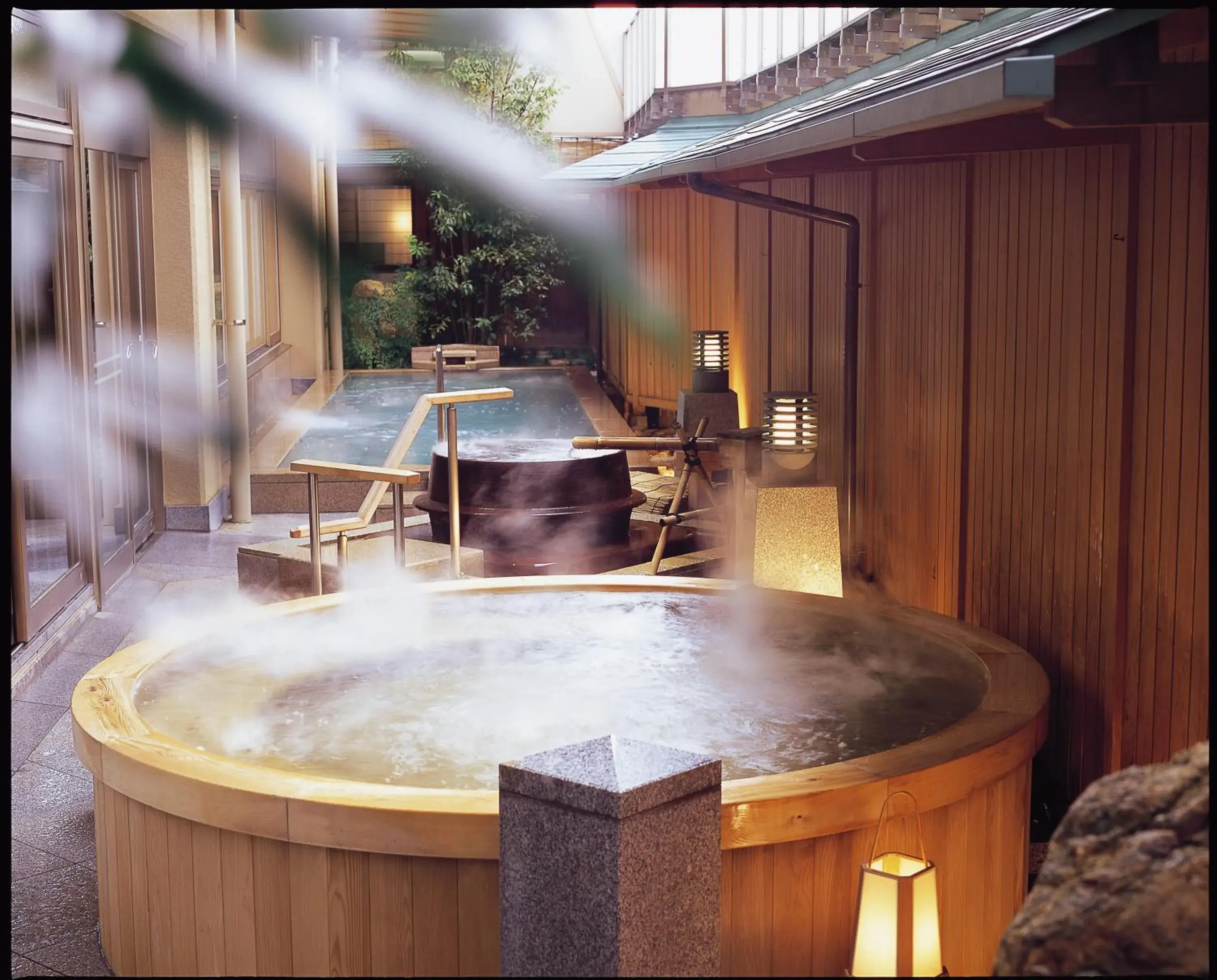 Hot Spring Bath in Yunokuni Tensyo