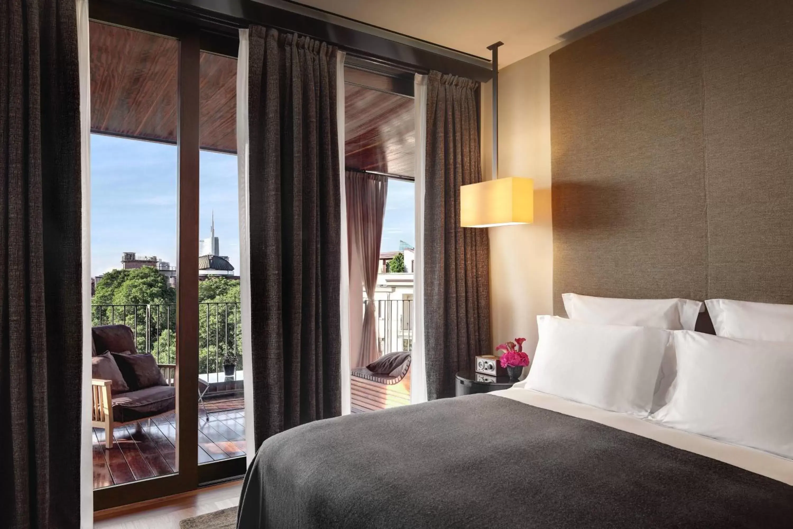 Bedroom, Bed in Bulgari Hotel Milano