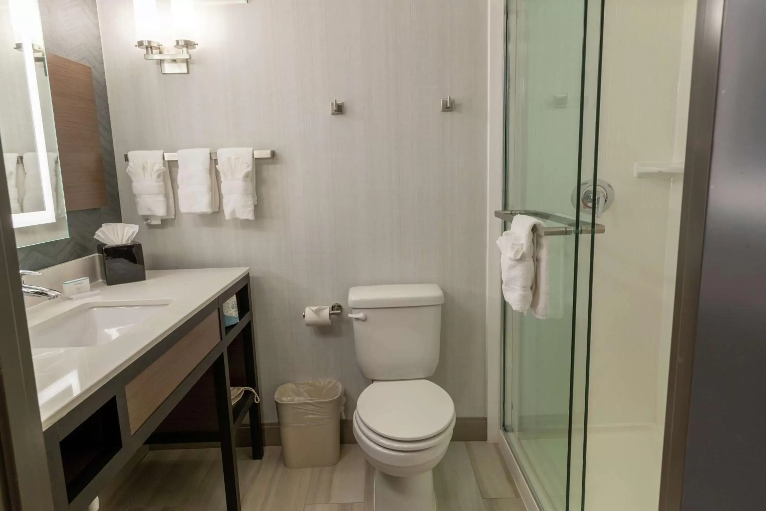 Bathroom in Hilton Garden Inn West Des Moines Bathroom in Hilton Garden Inn West Des Moines