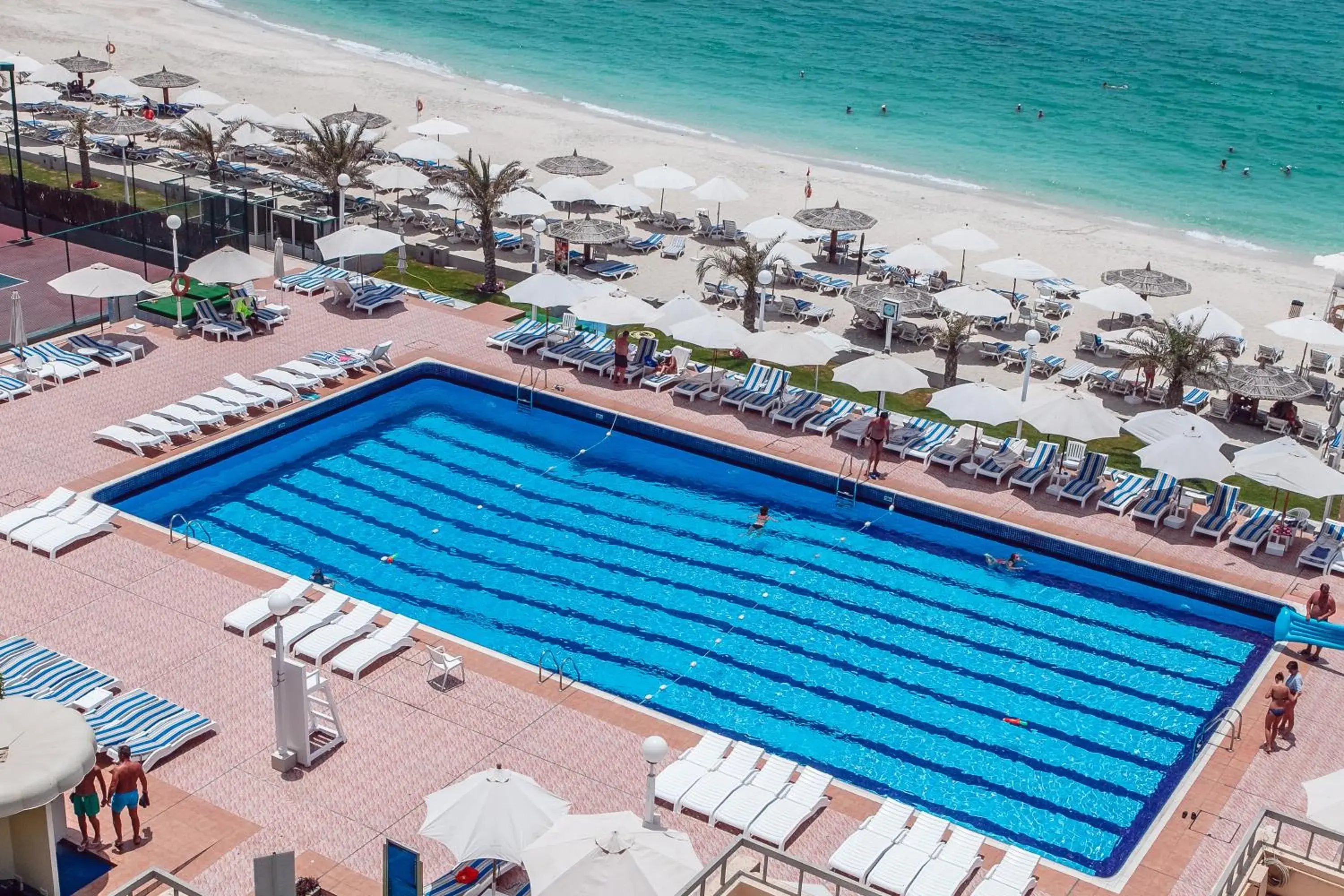 Swimming pool, Pool View in Sharjah Carlton Hotel