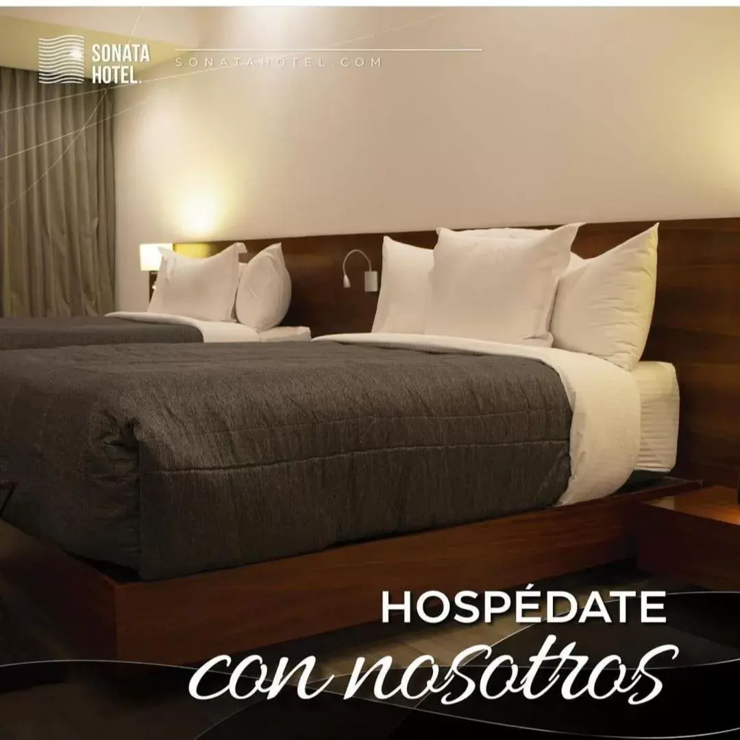 Bedroom, Bed in Sonata Hotel Puebla Angelópolis Distrito Sonata