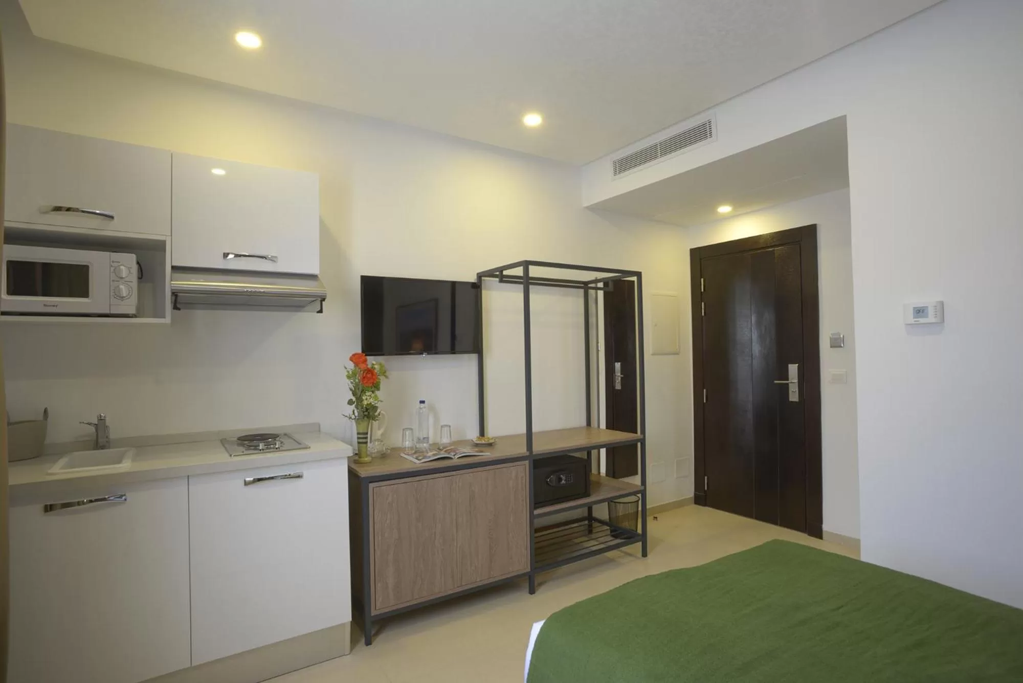 Kitchen or kitchenette in MAIA HOTEL SUITES