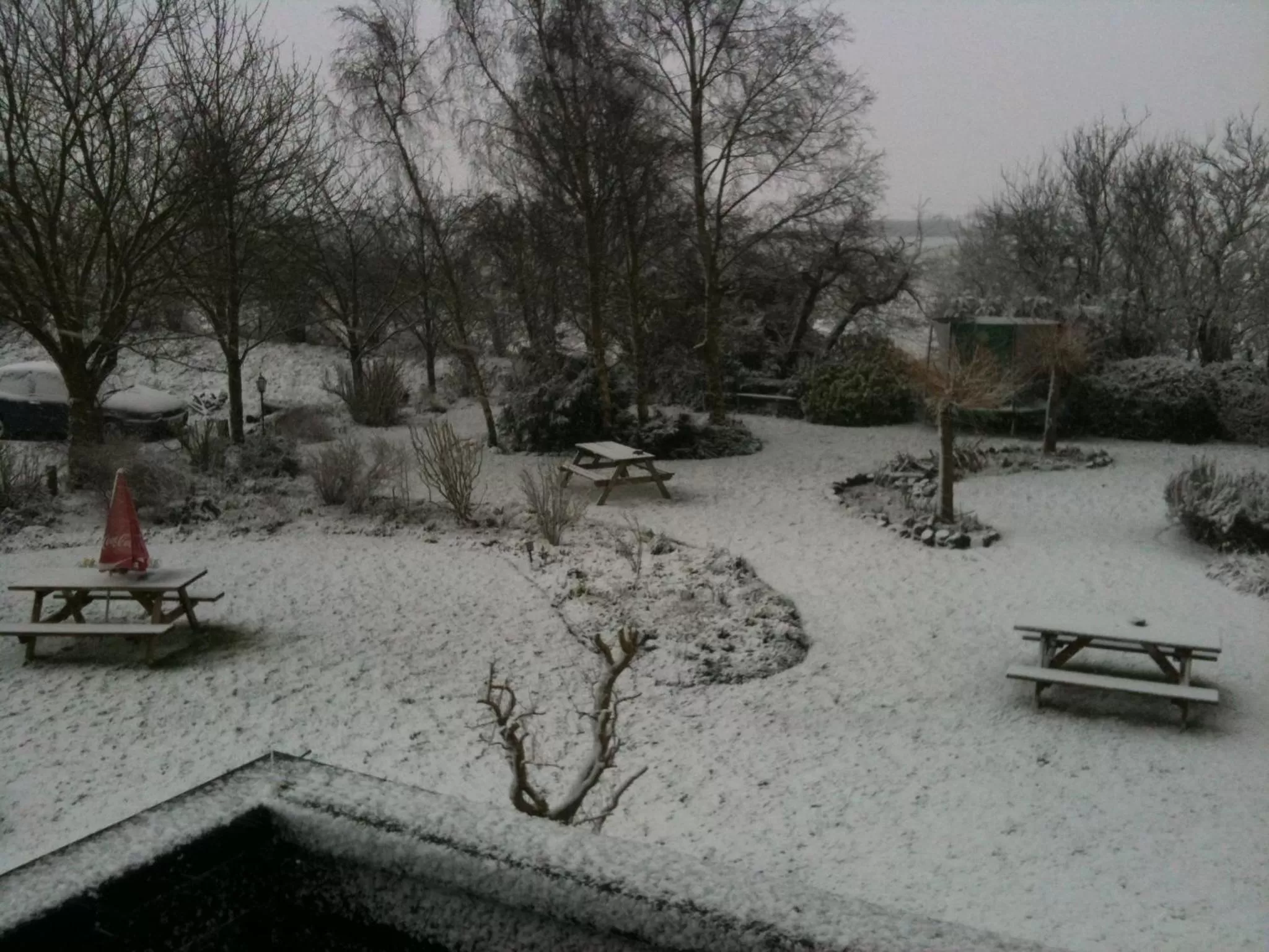 Patio in Six Bells Inn