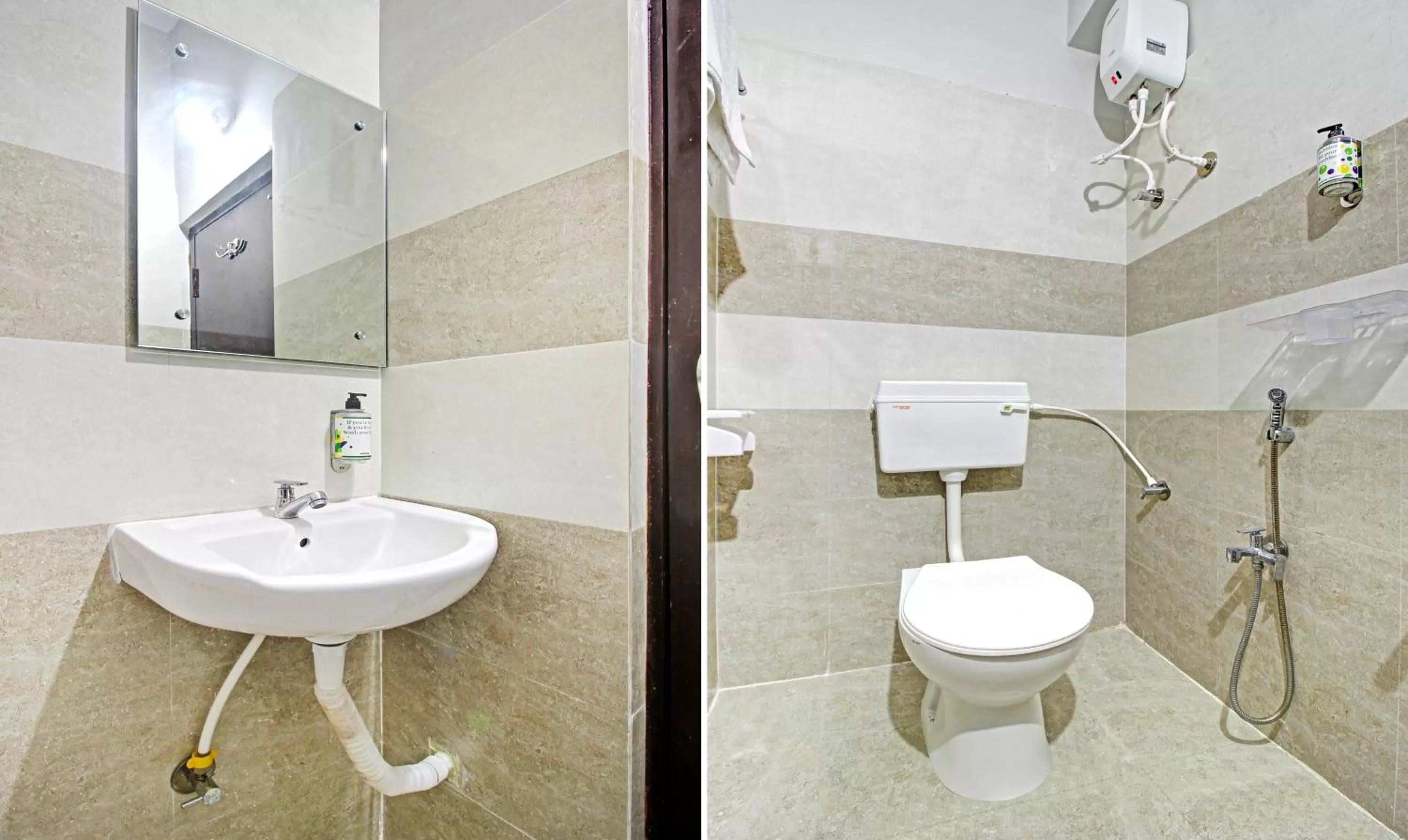 Toilet in Itsy Hotels Sunrise Grand, Hitech City