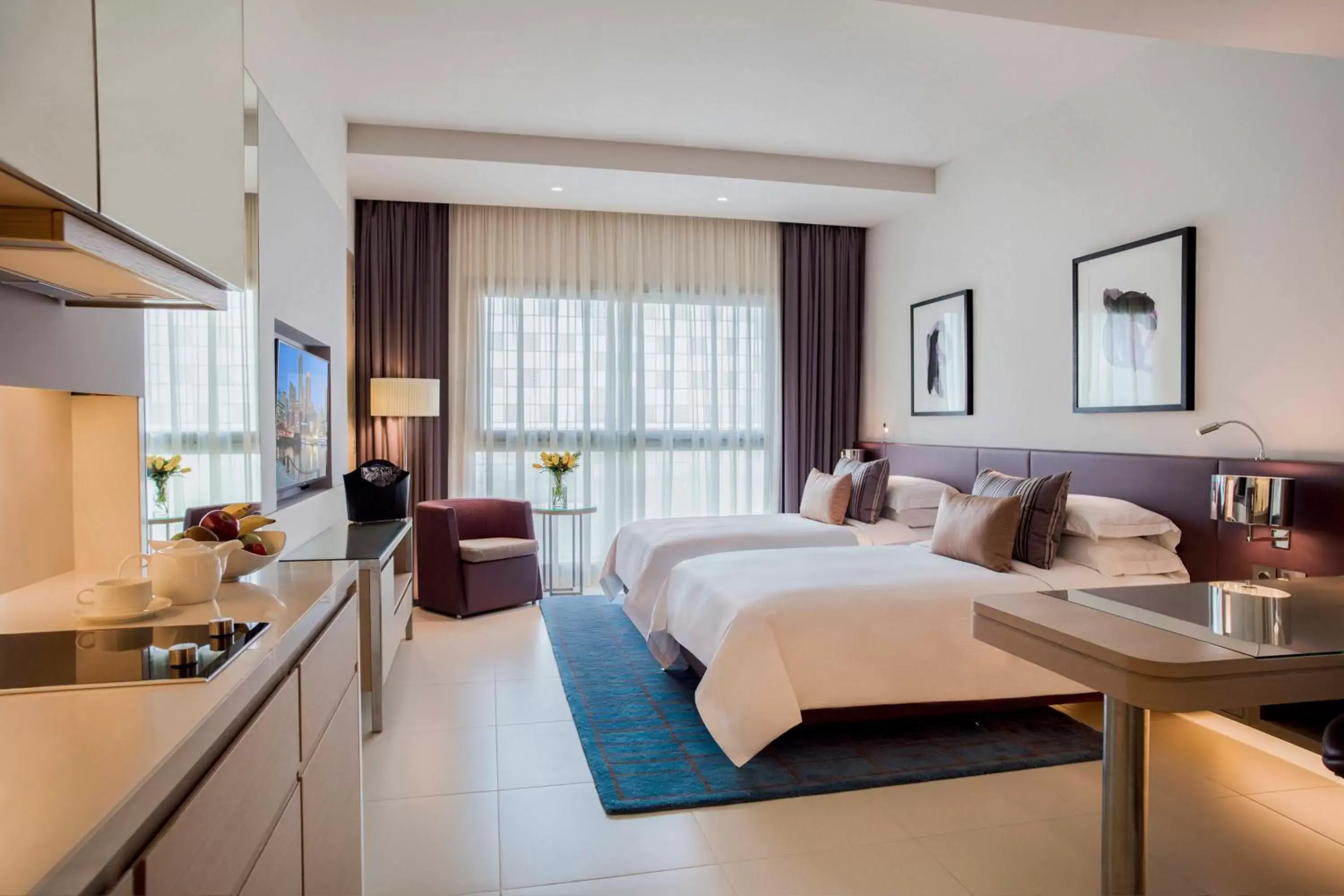 Bed in Capital Centre Arjaan by Rotana