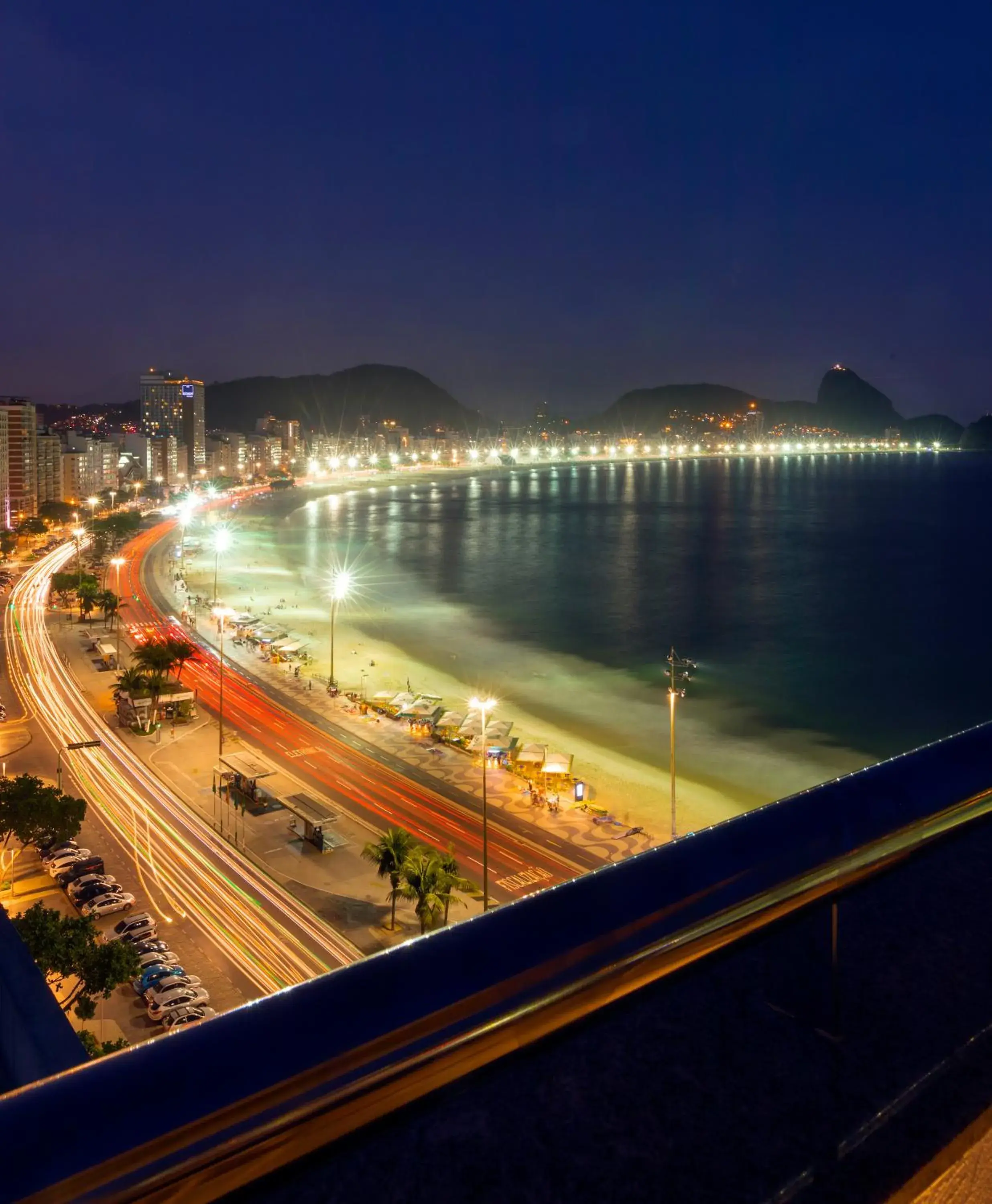 Pool view in Orla Copacabana Hotel