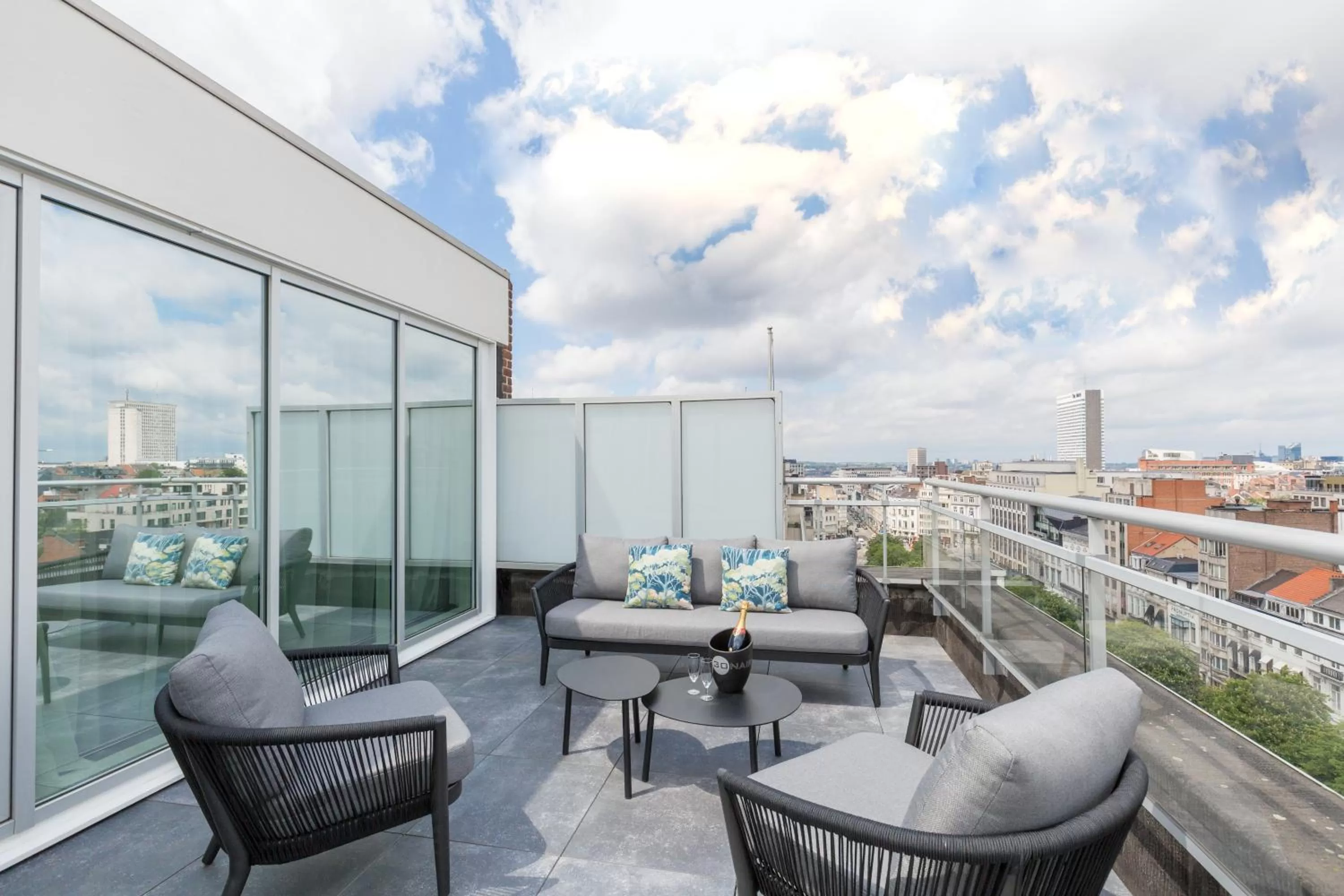 Balcony/Terrace in Thon Hotel Bristol Stephanie