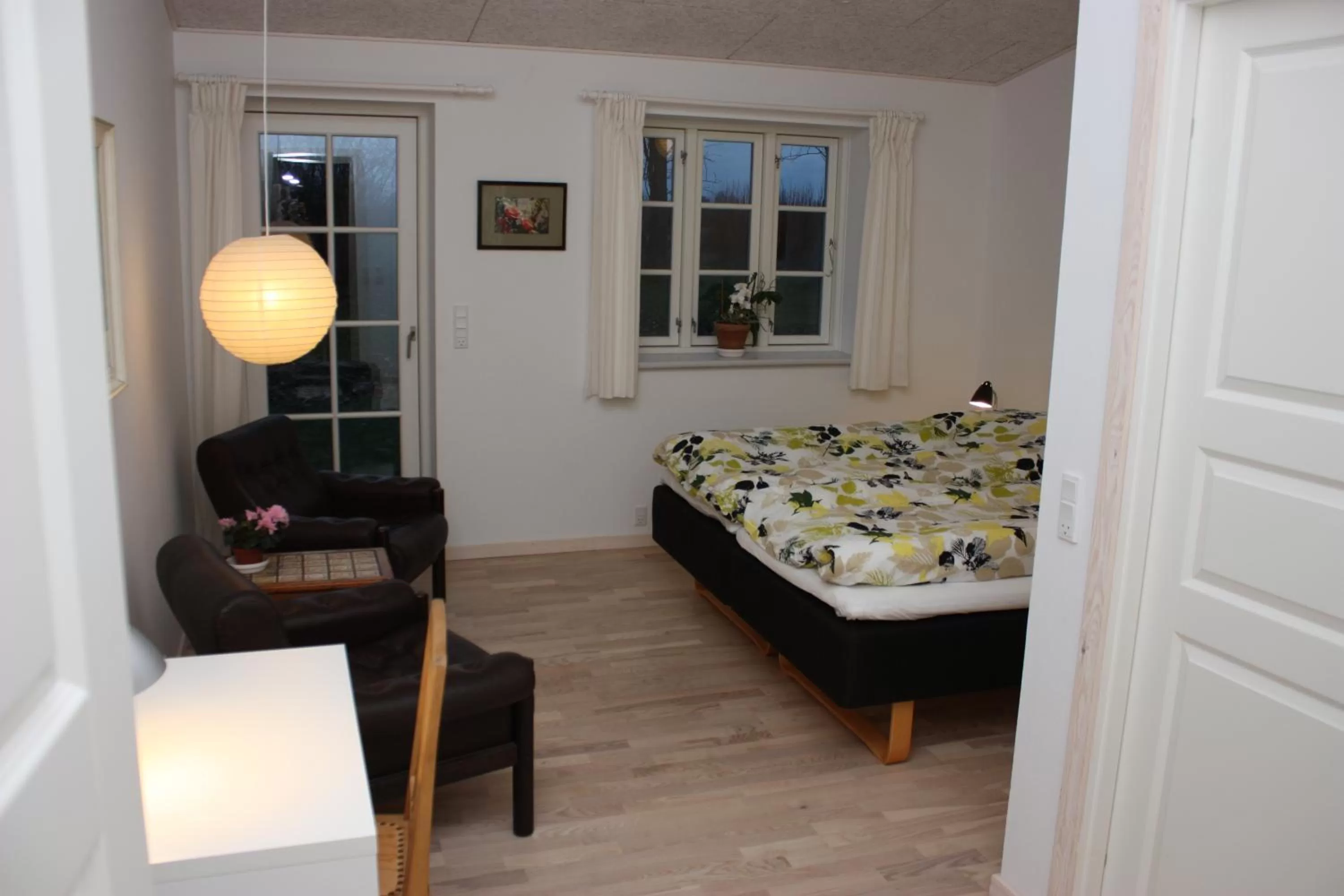 Bed in Holmehuset Bed & Breakfast